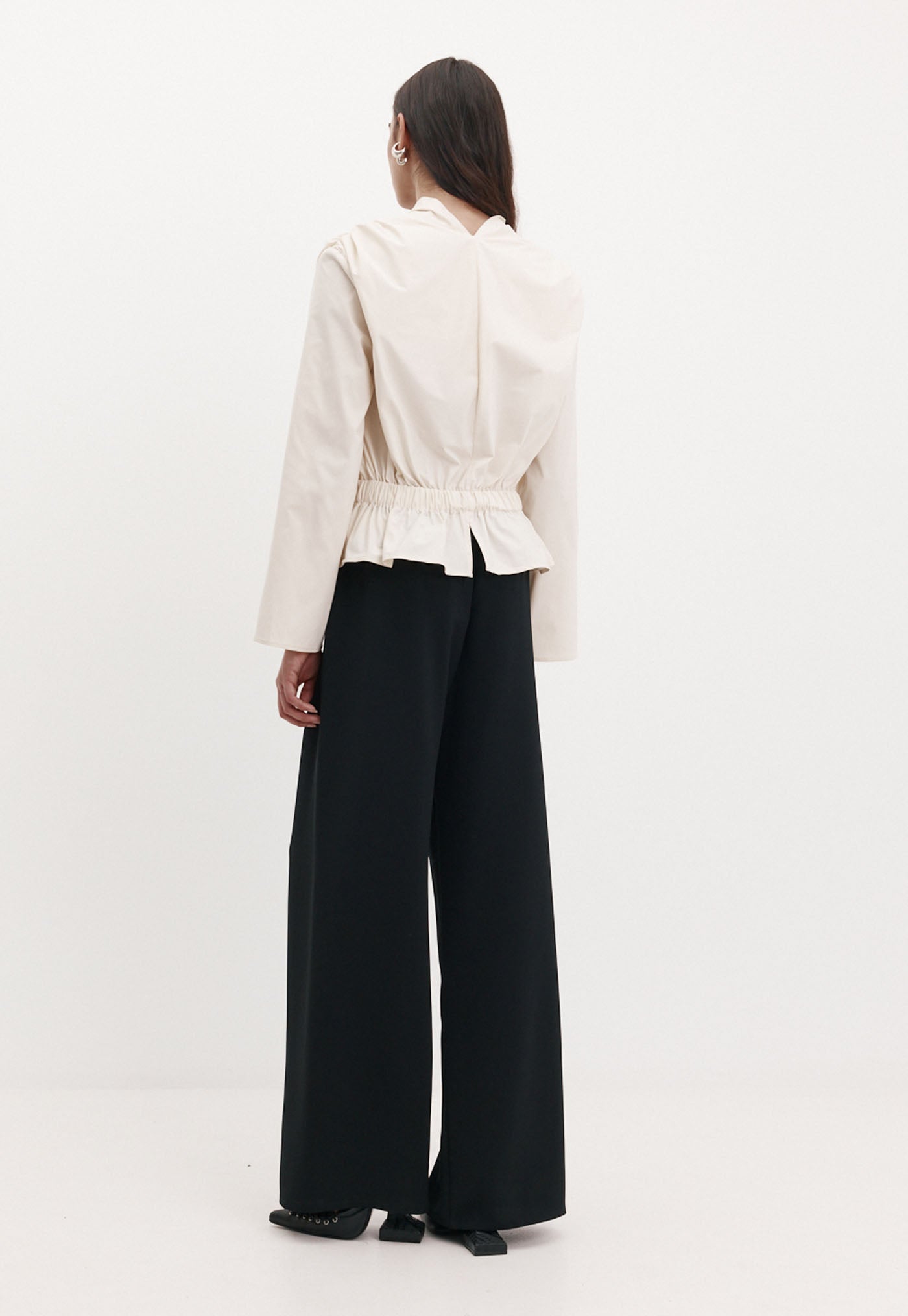 Long Sleeve Chaimberlain Top - Vanilla