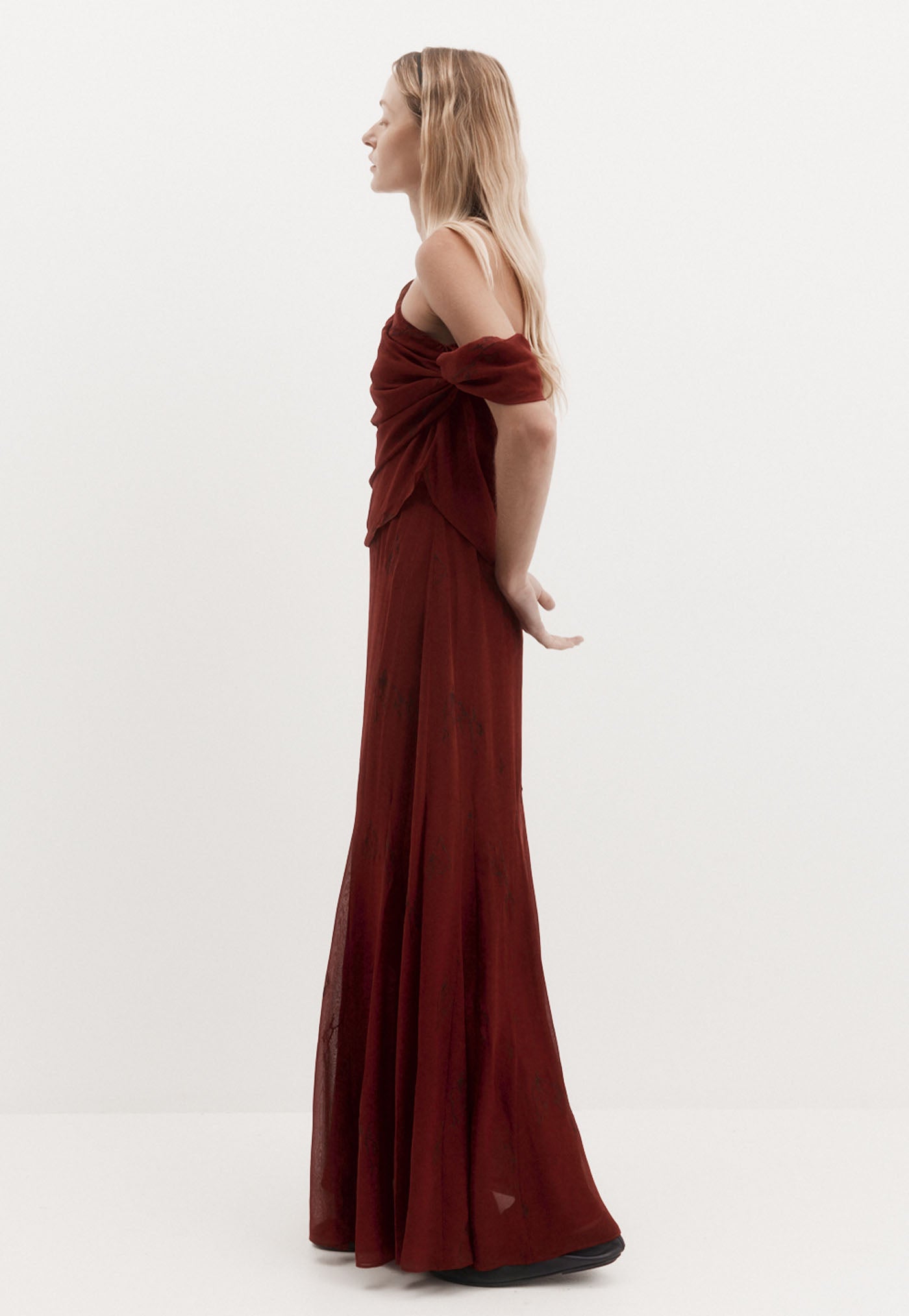 Lucille Dress - Burgundy