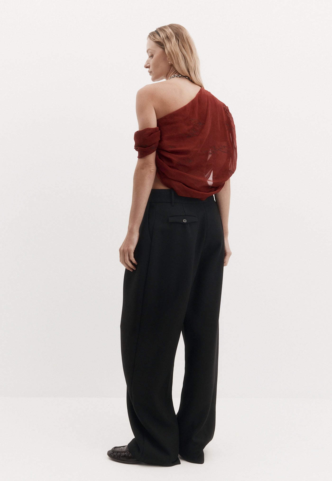 Lucille Top - Burgundy