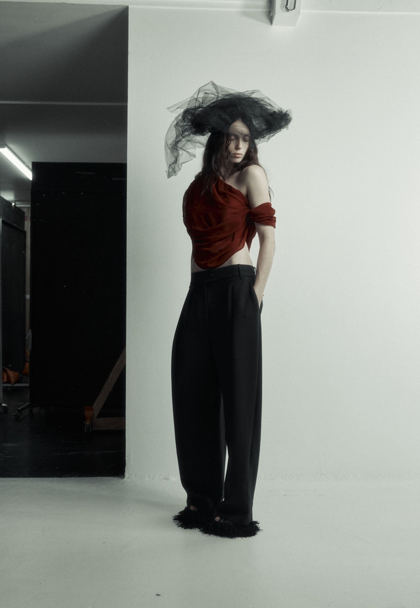 Lucille Top - Burgundy