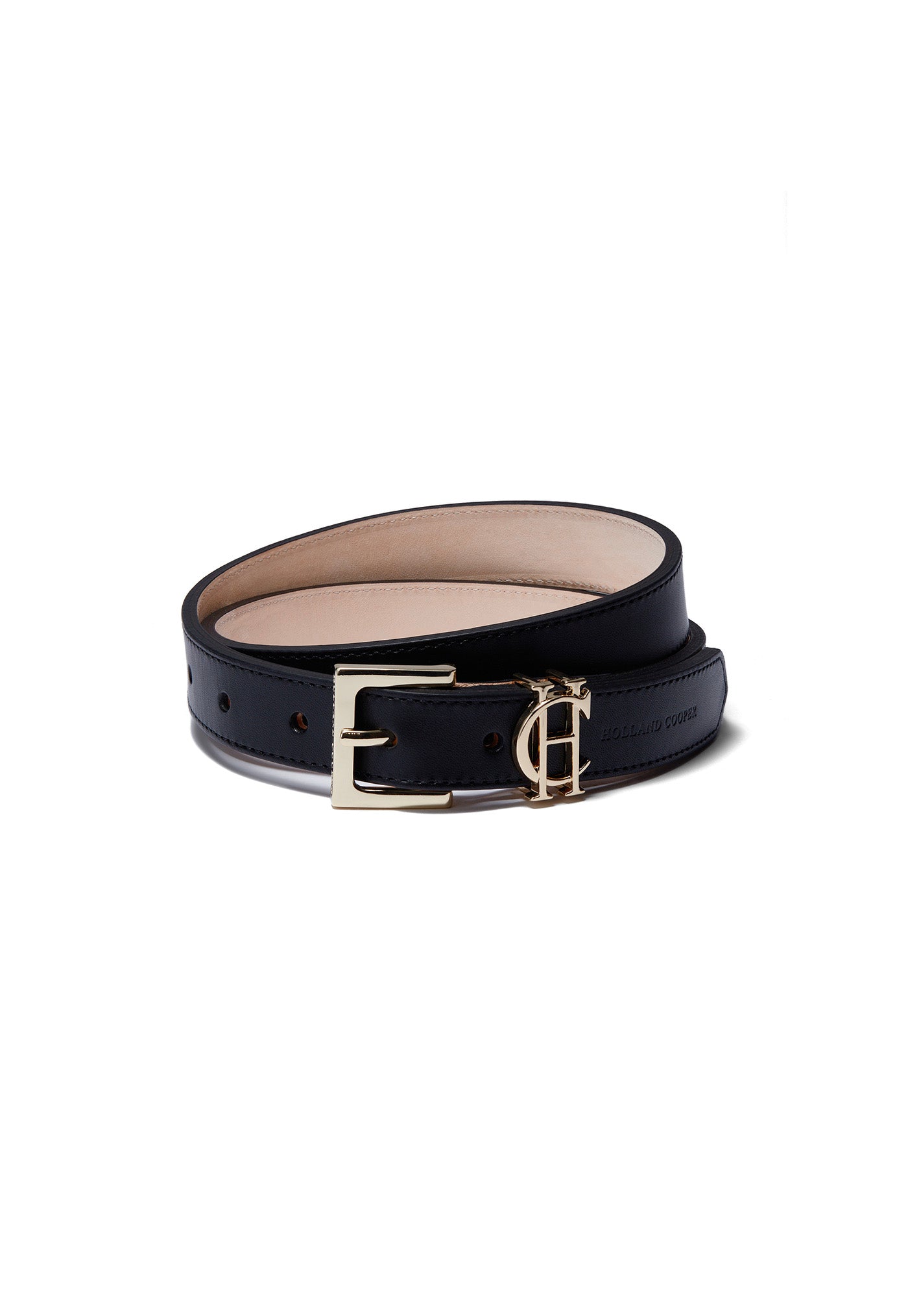 HC Slim Logo Belt - Black