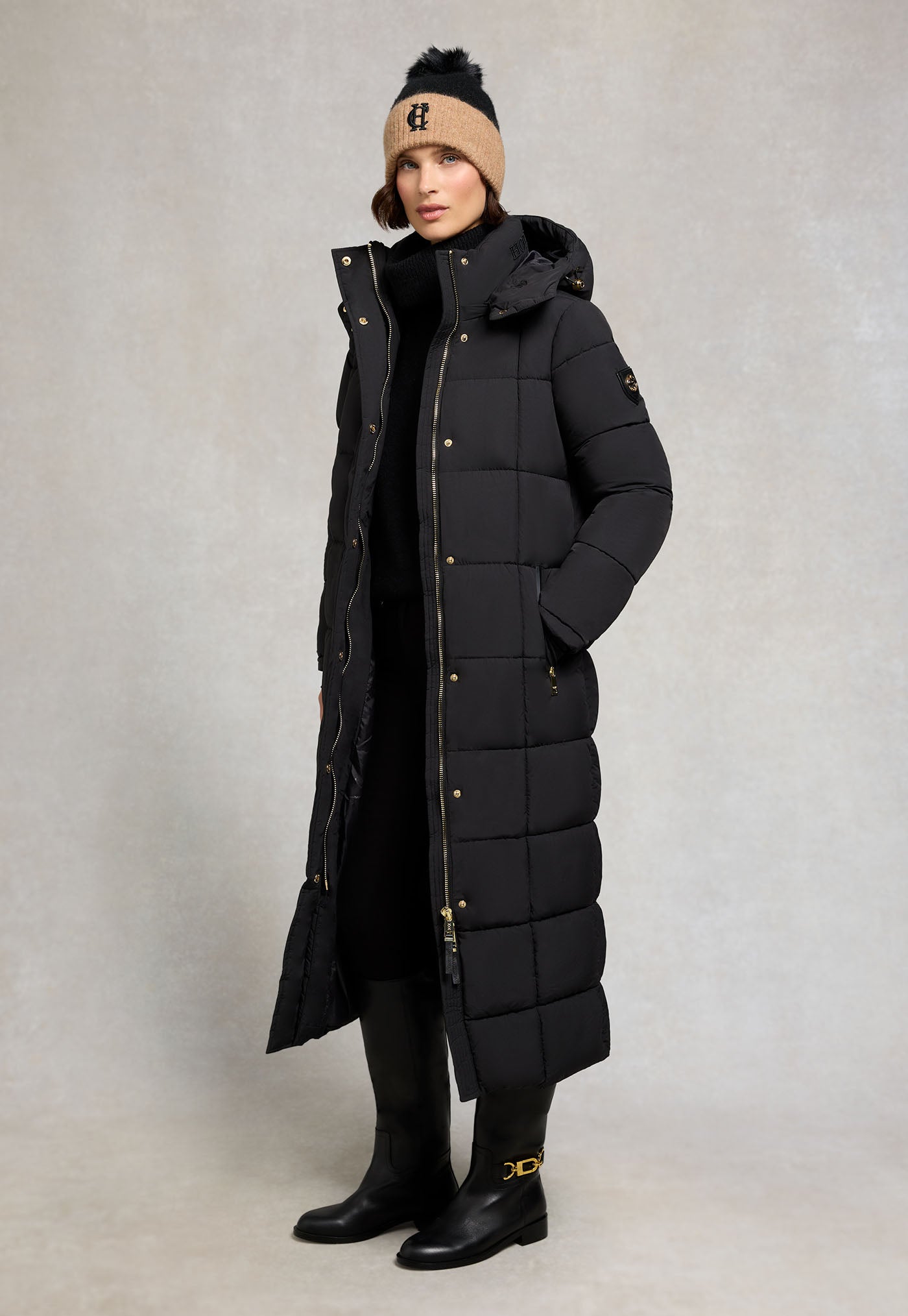 Carrington Longline Coat - Black