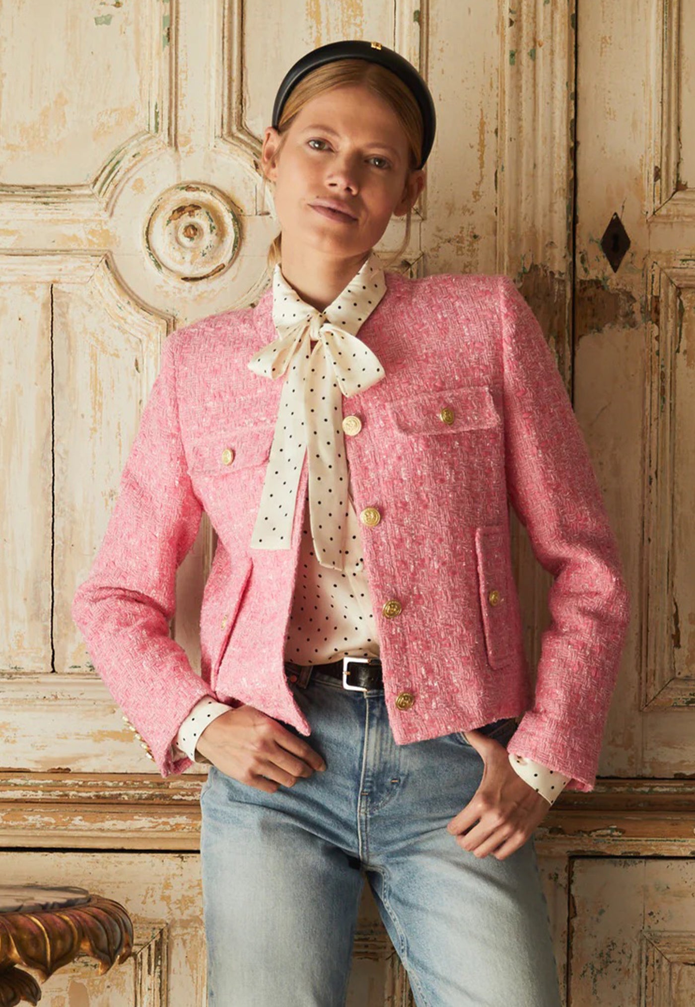 Chelsea Jacket - Pink Pop Boucle