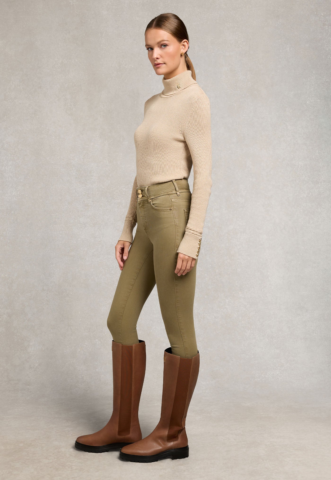 Contour Skinny Jean - Washed Sage