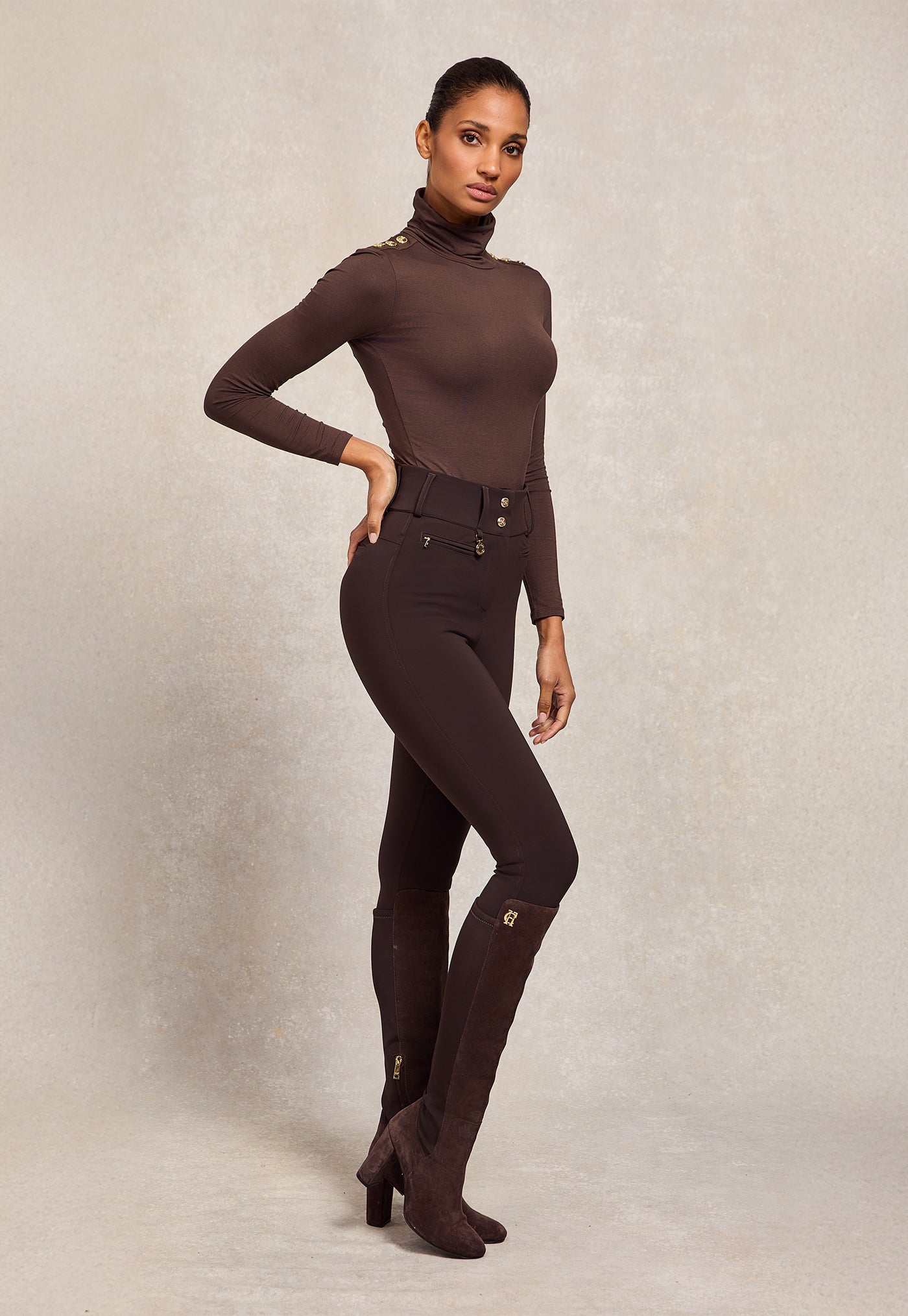 Contour Trouser - Chocolate