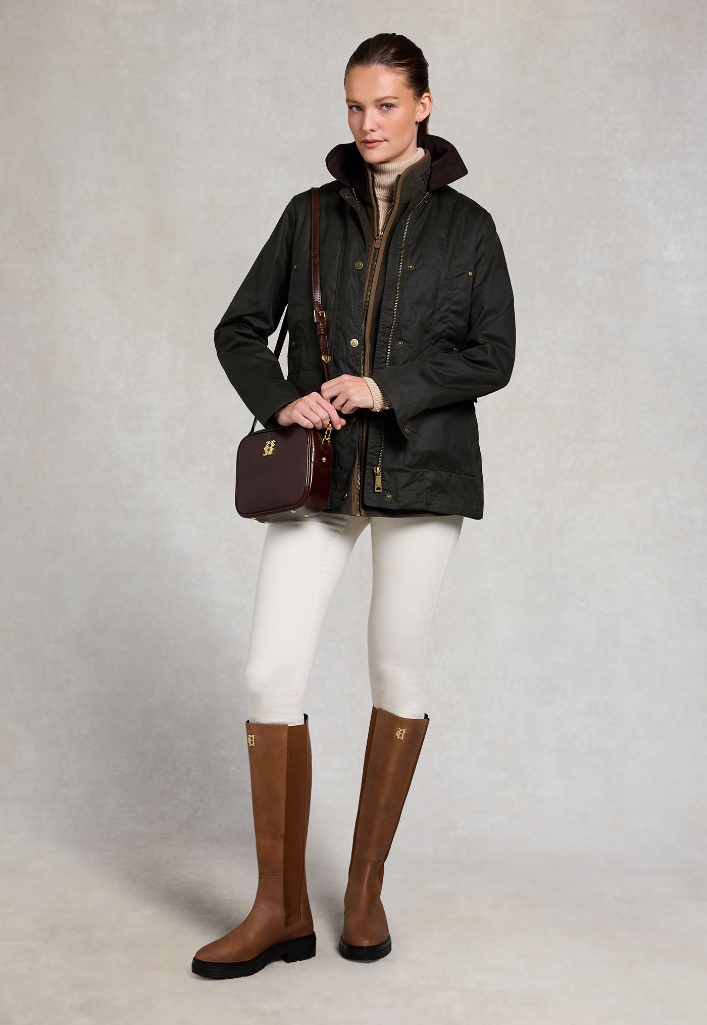 Country Longline Fleece Gilet - Khaki