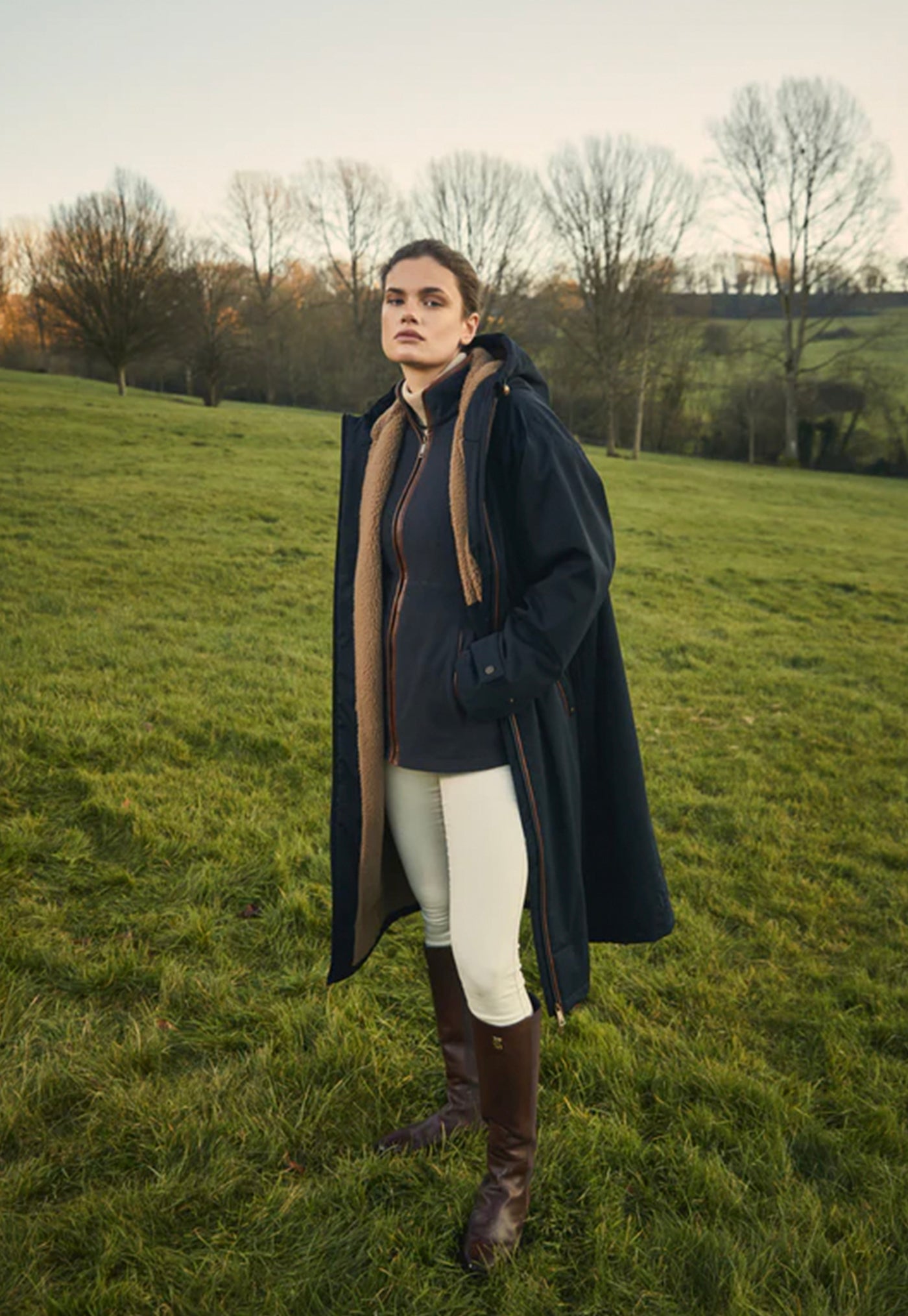Country Longline Fleece - Ink Navy