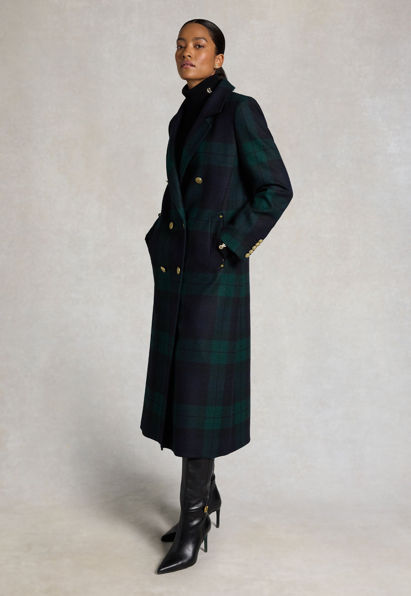 Double Breasted Coat - Blackwatch