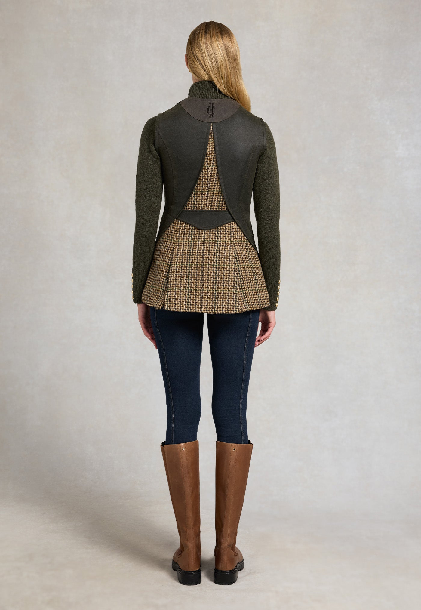 Field Vest - Hailes Green Tweed