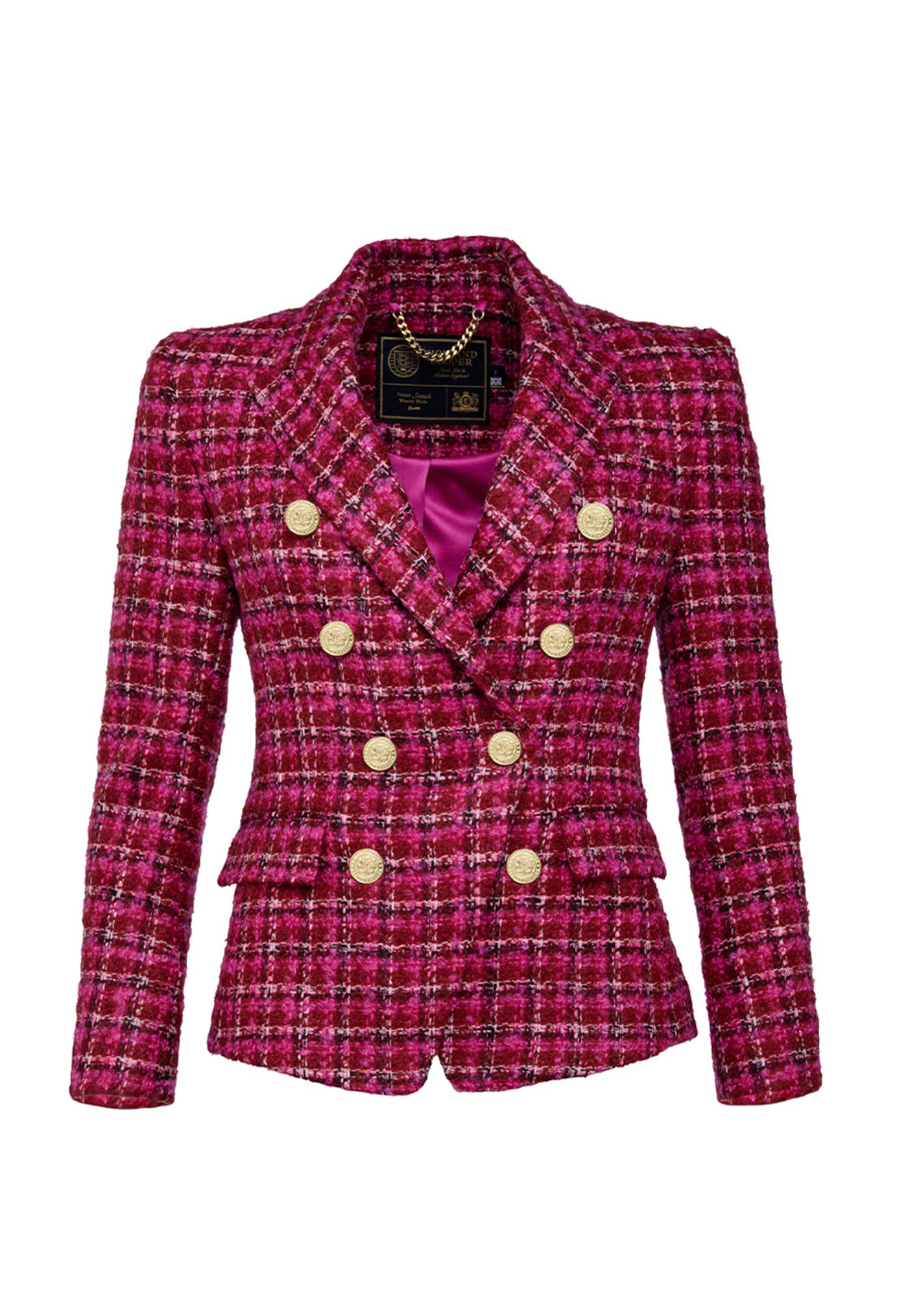 Knightsbridge Blazer - Cerise Boucle