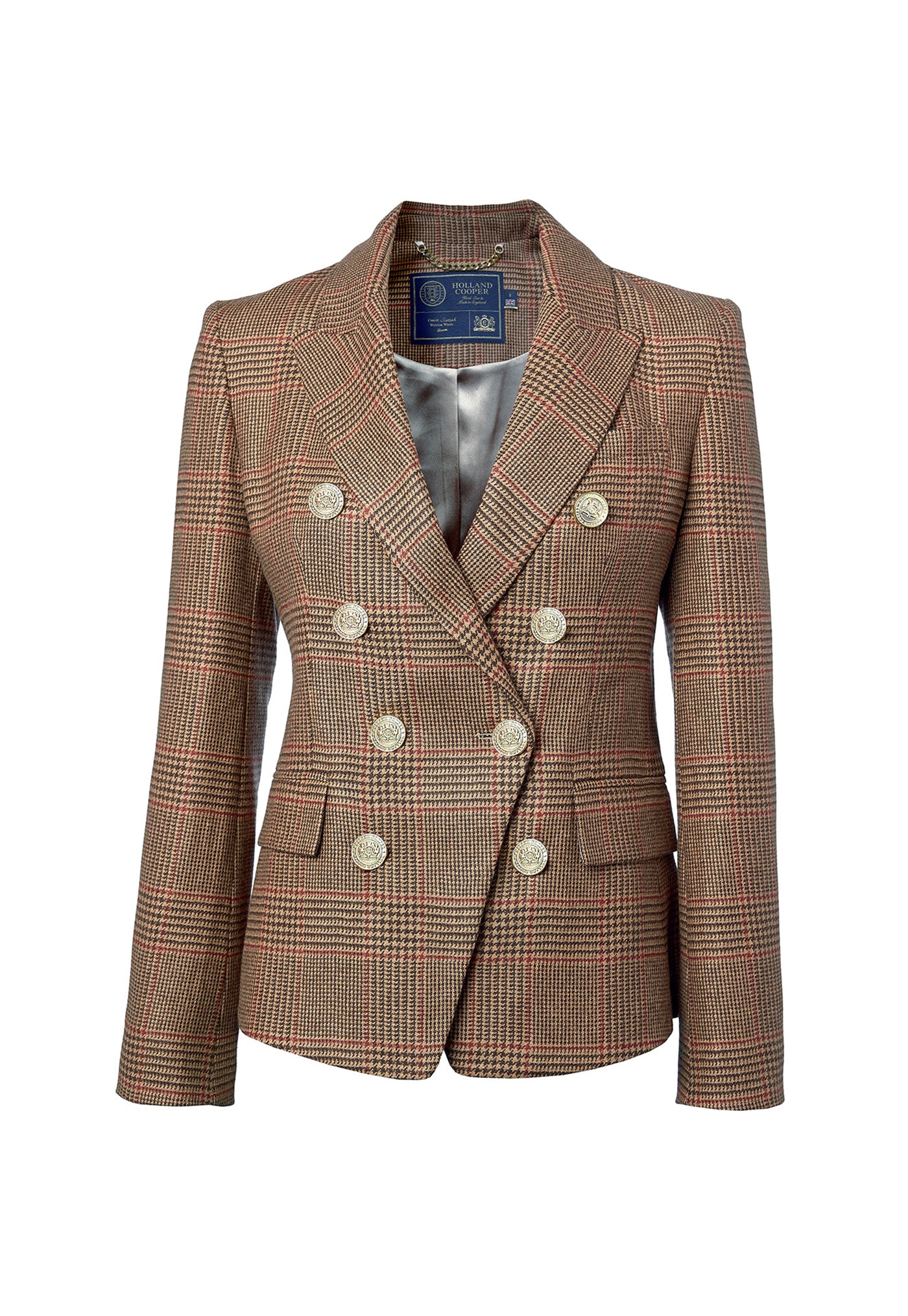Knightsbridge Blazer - Clarence Check Merlot