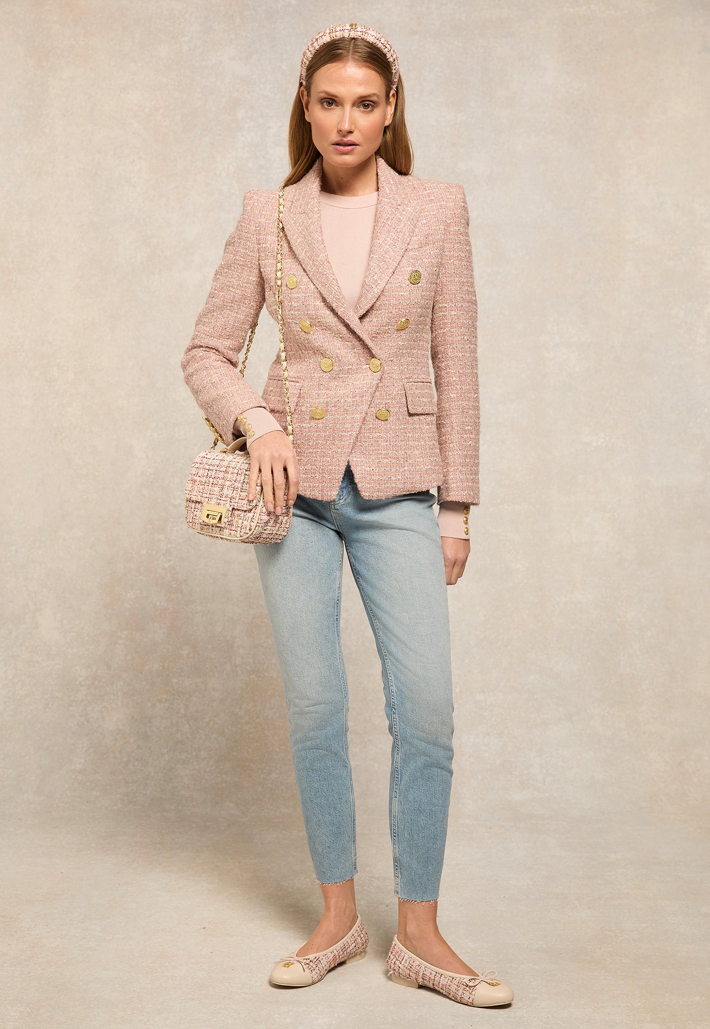 Knightsbridge Blazer - Dusky Rose