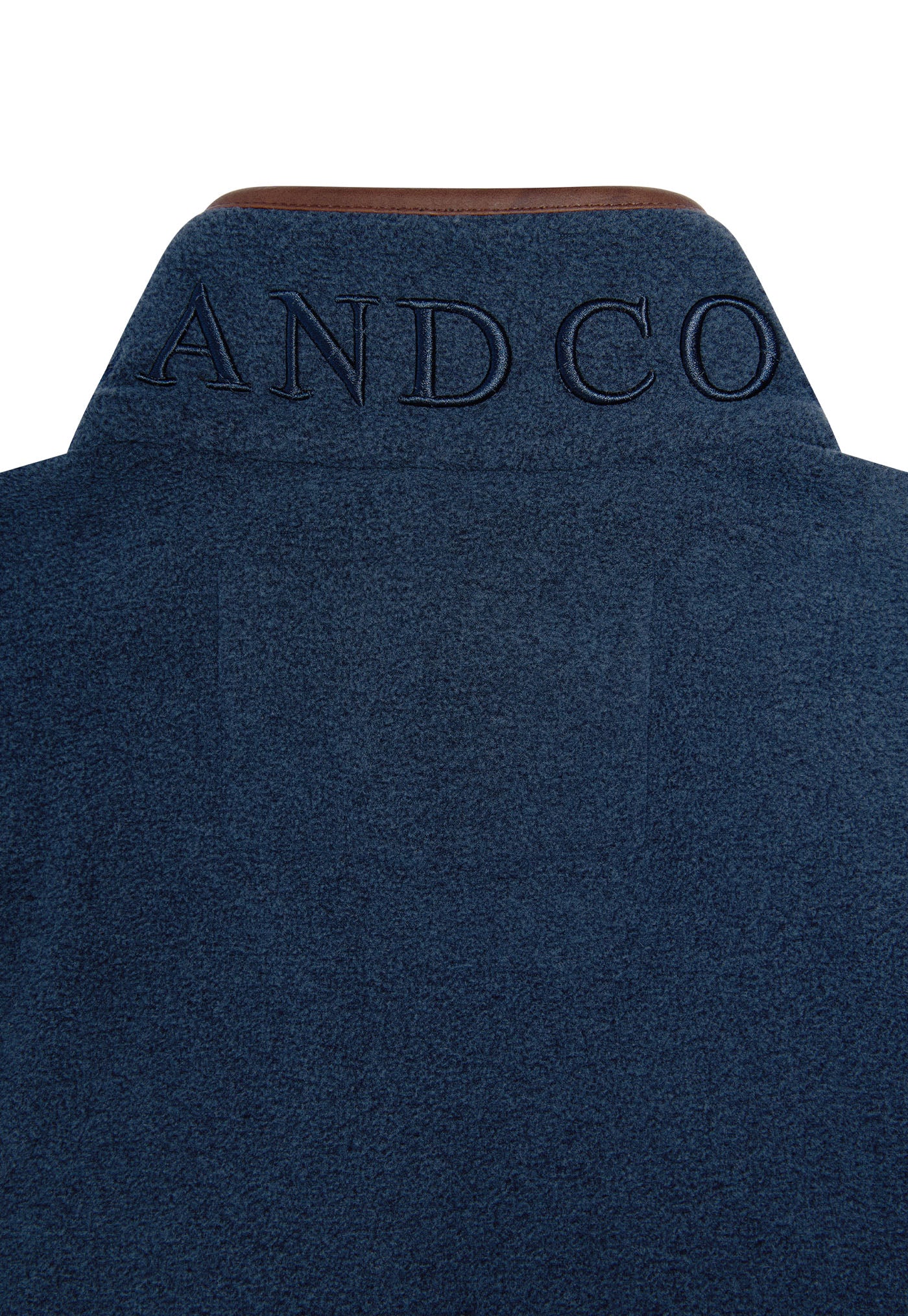 Men's Country Fleece Gilet - Dusty Blue