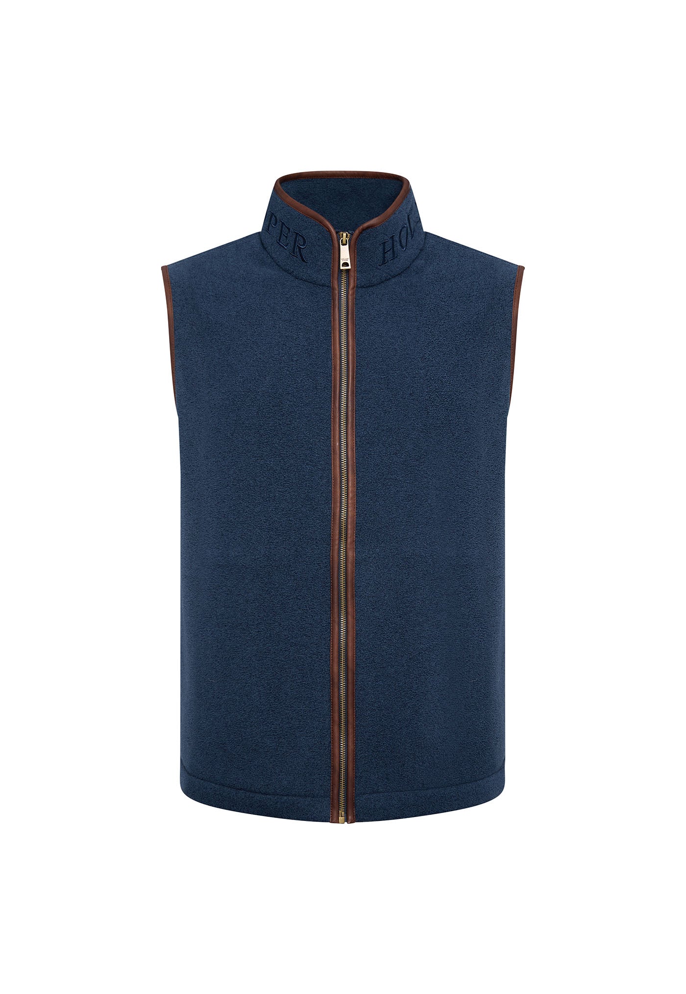 Men's Country Fleece Gilet - Dusty Blue