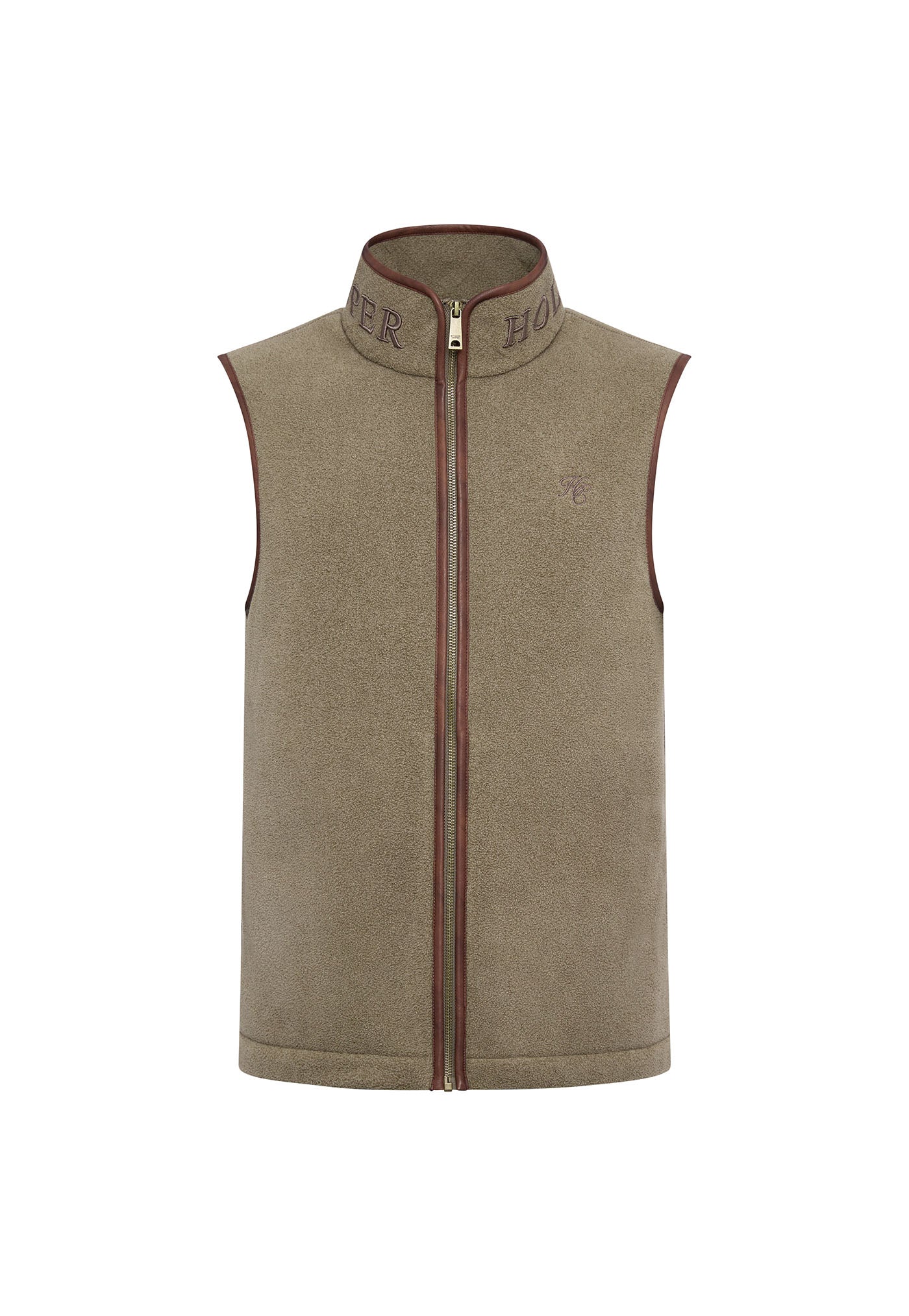 Men's Country Fleece Gilet - Dusty Khaki