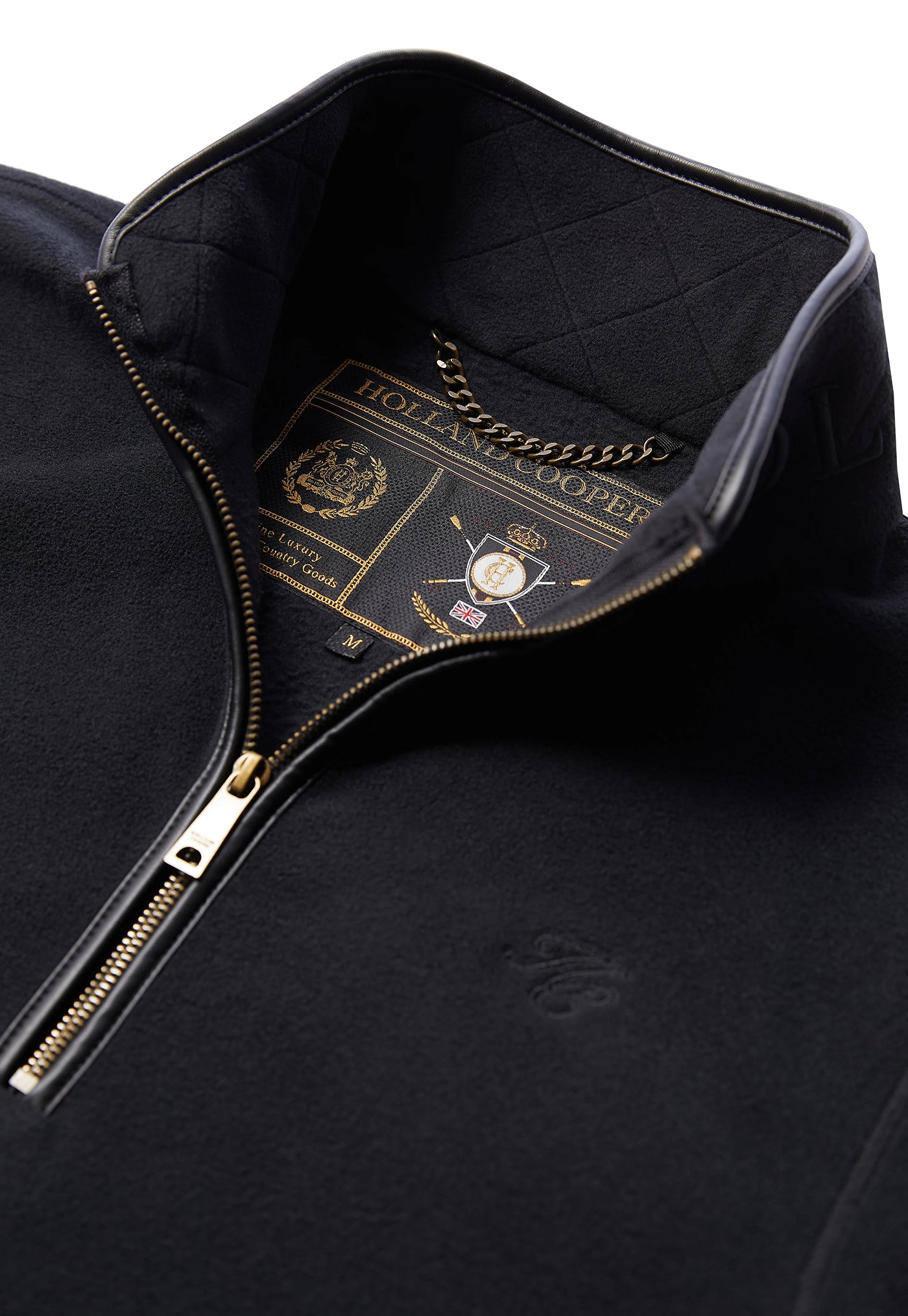 Men's Country Fleece Quarter Zip - Black