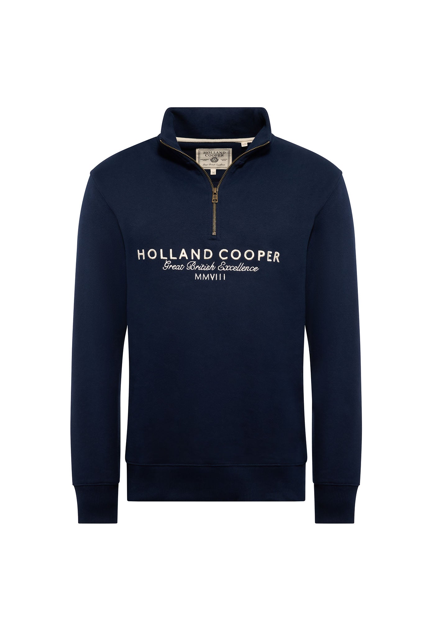 Men's Sporting Goods Zip Henley - Ink Navy