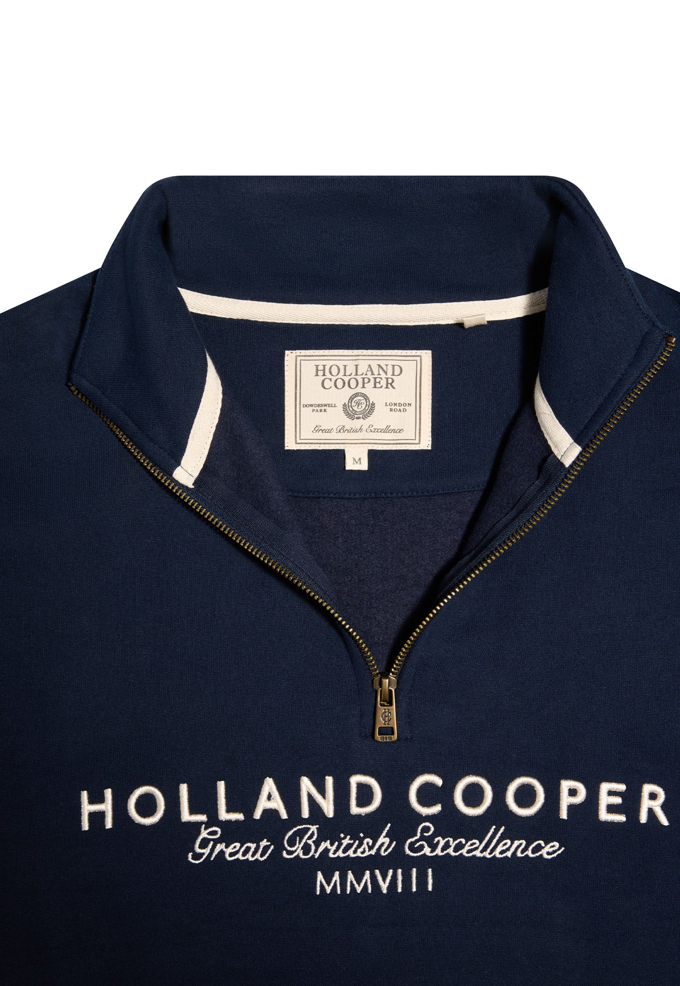 Men's Sporting Goods Zip Henley - Ink Navy