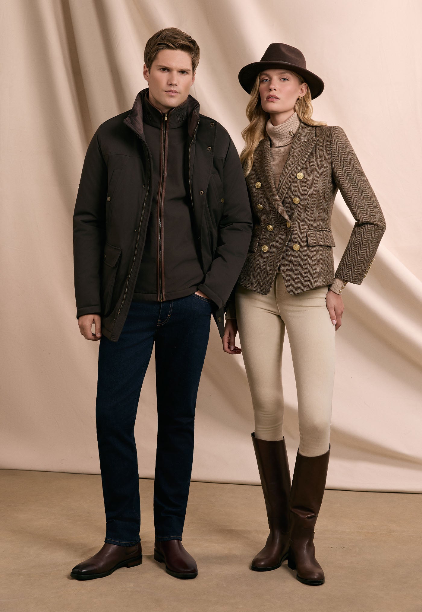 Men's Stamford Field Coat - Chocolate