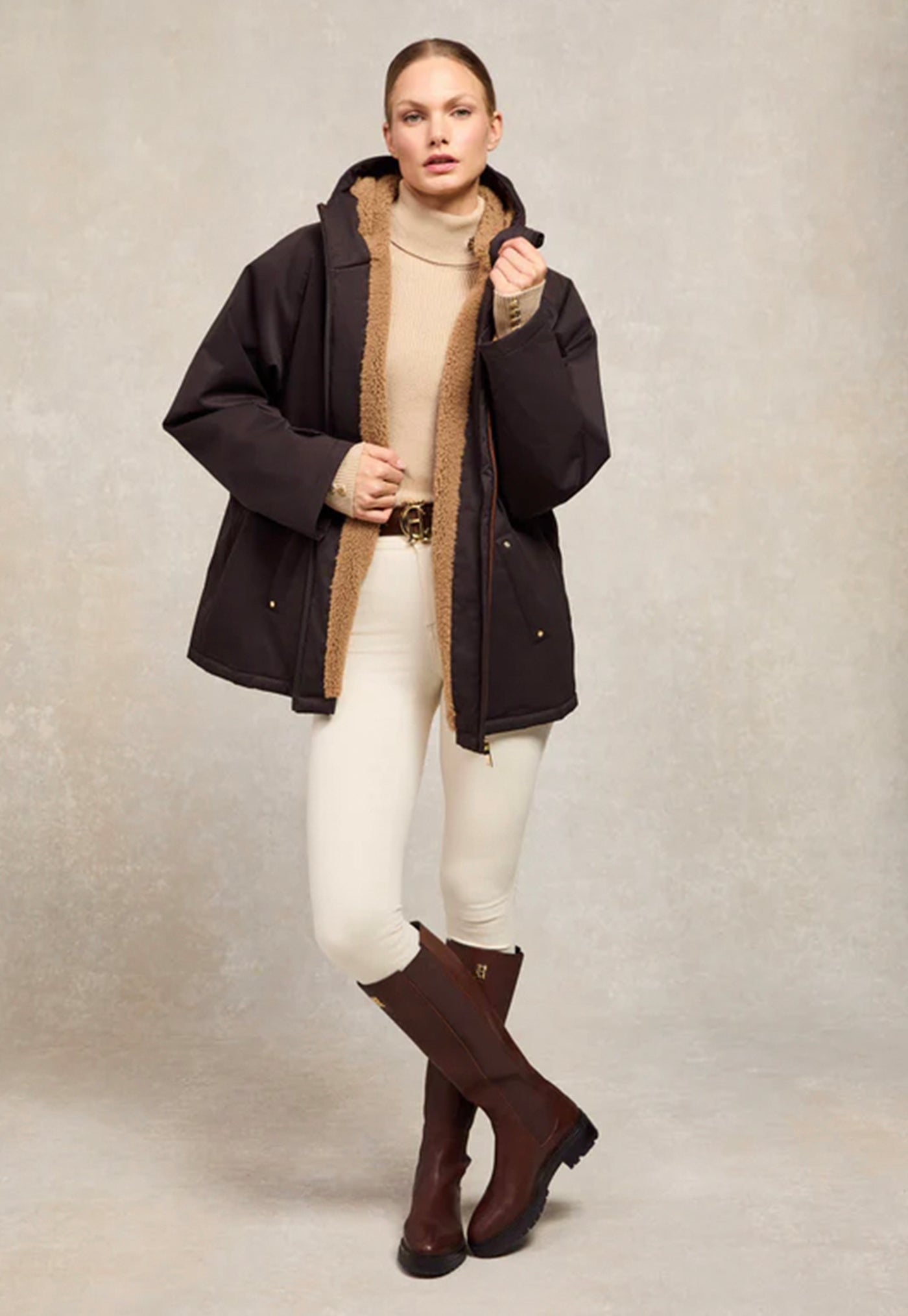 One-Size Waterproof Jacket - Chocolate