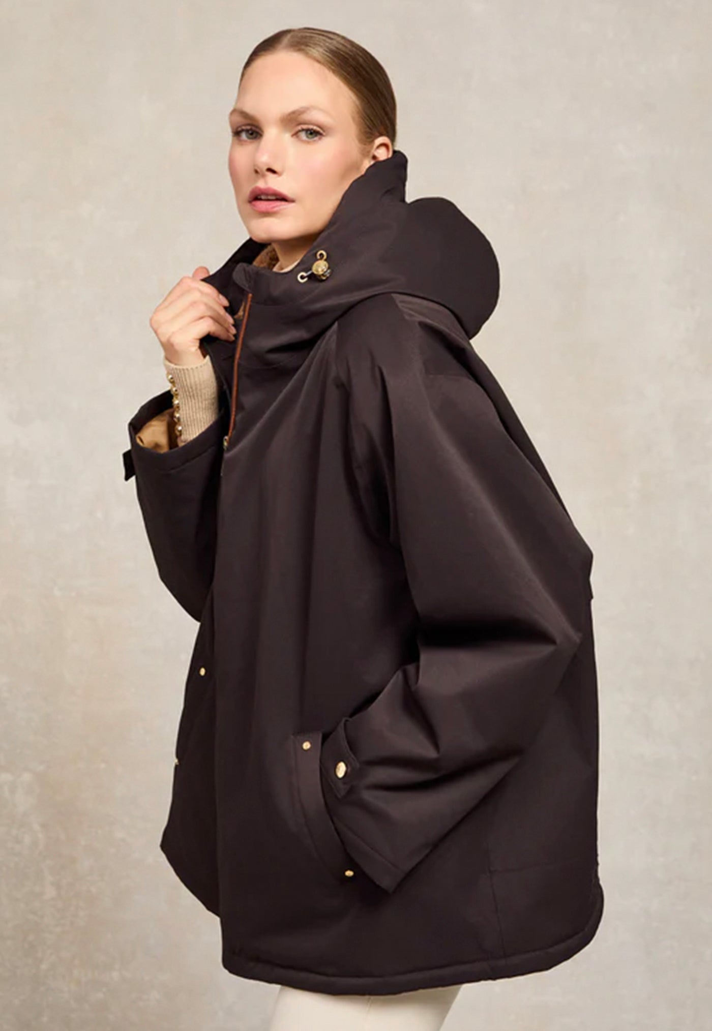 One-Size Waterproof Jacket - Chocolate