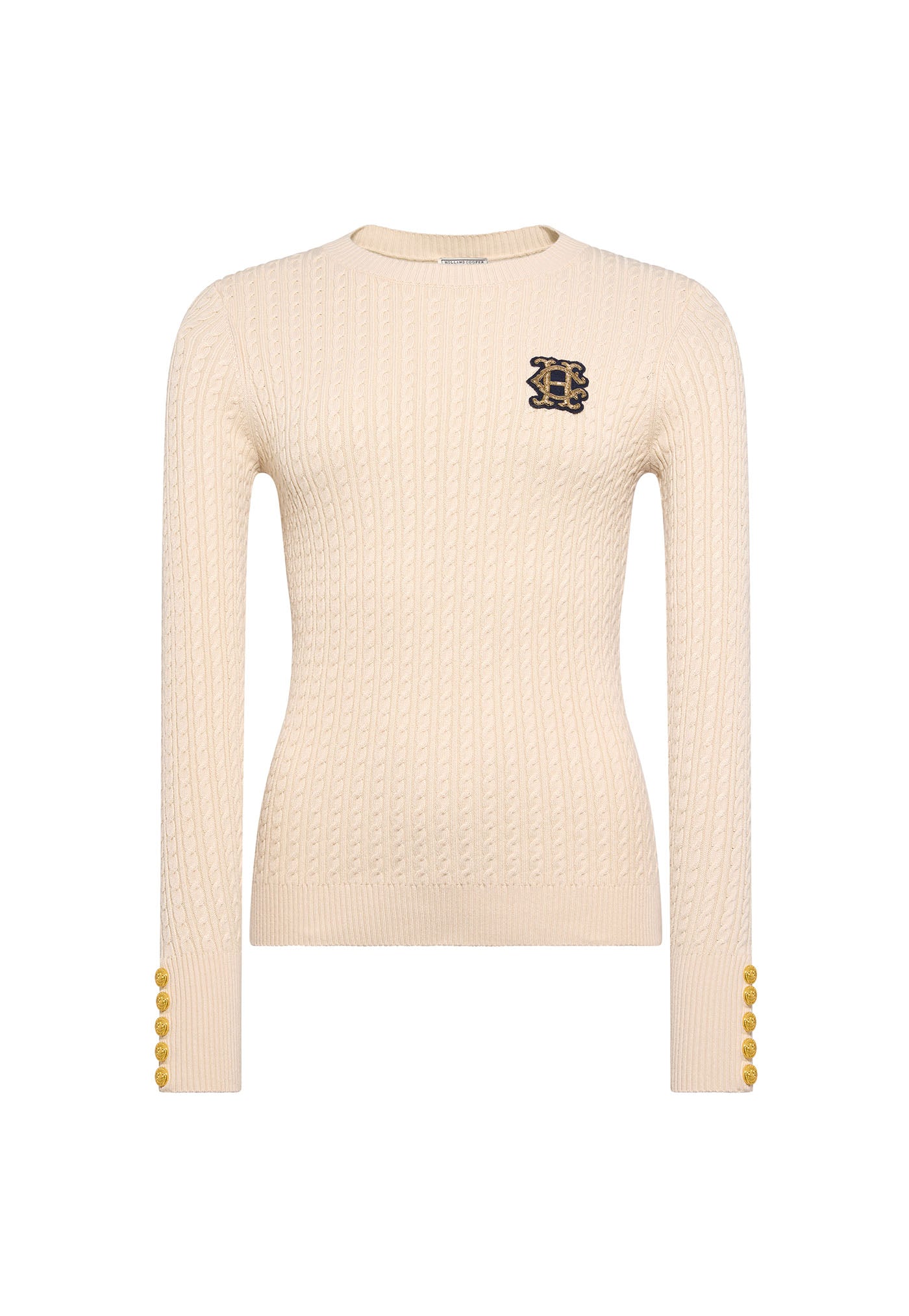 Princeton Crew Neck Knit - Almond