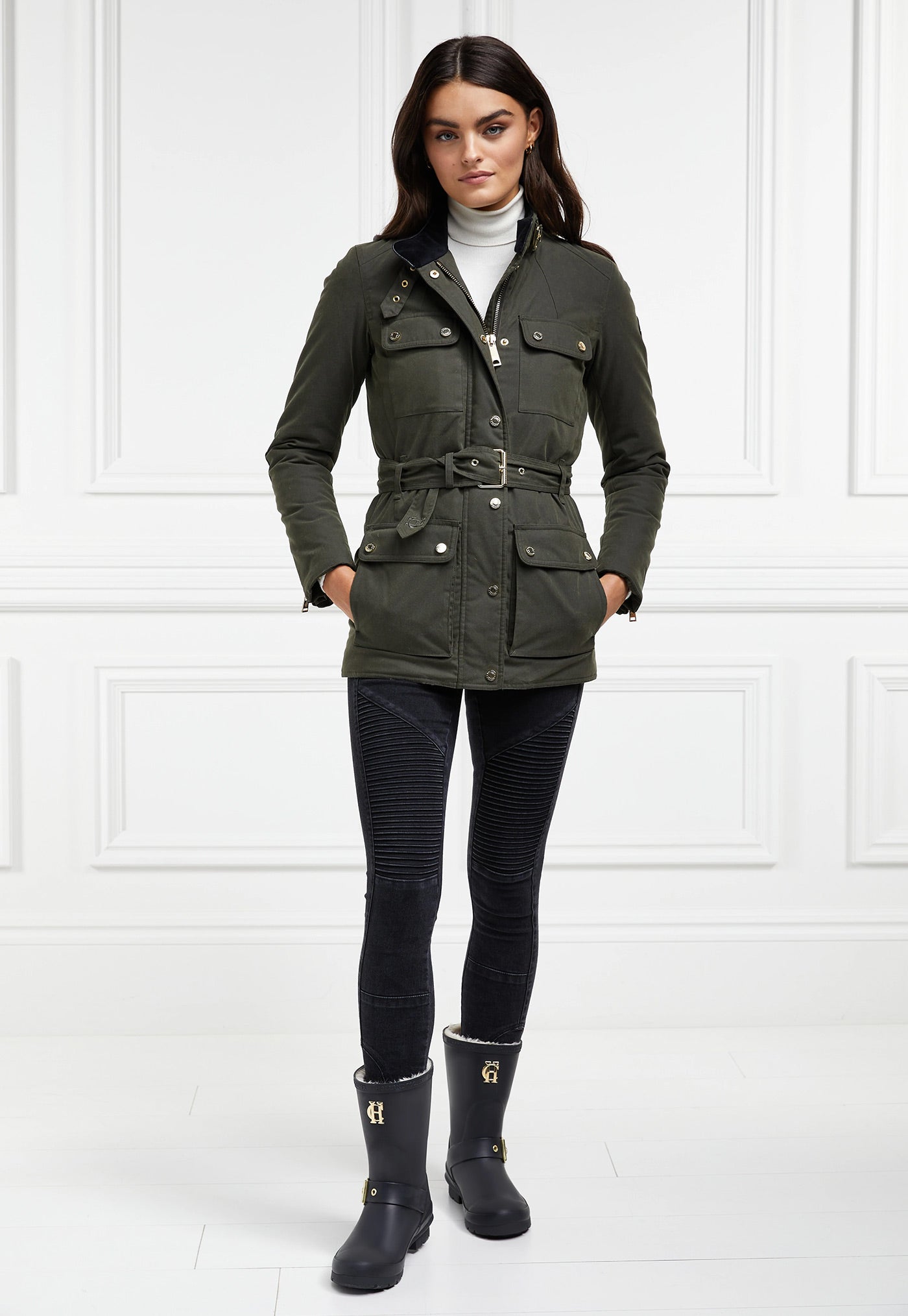 Sherpa Lined Chelsea Wellington - Matte Black
