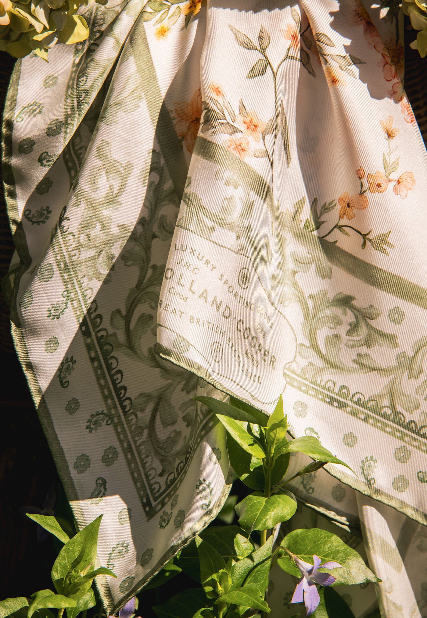Silk Scarf - Heritage Garden