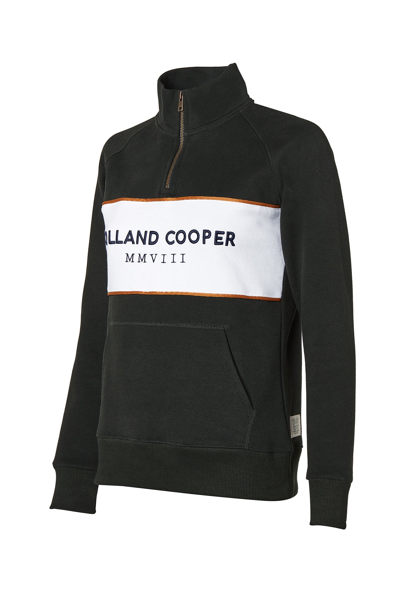 Sporting Goods Zip Henley - Racing Green
