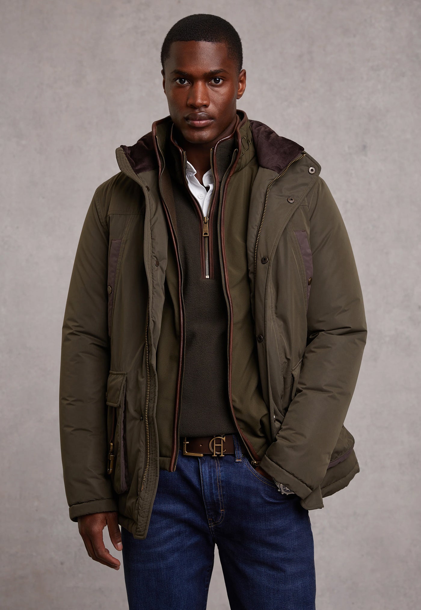 Men's Stamford Field Coat - Khaki