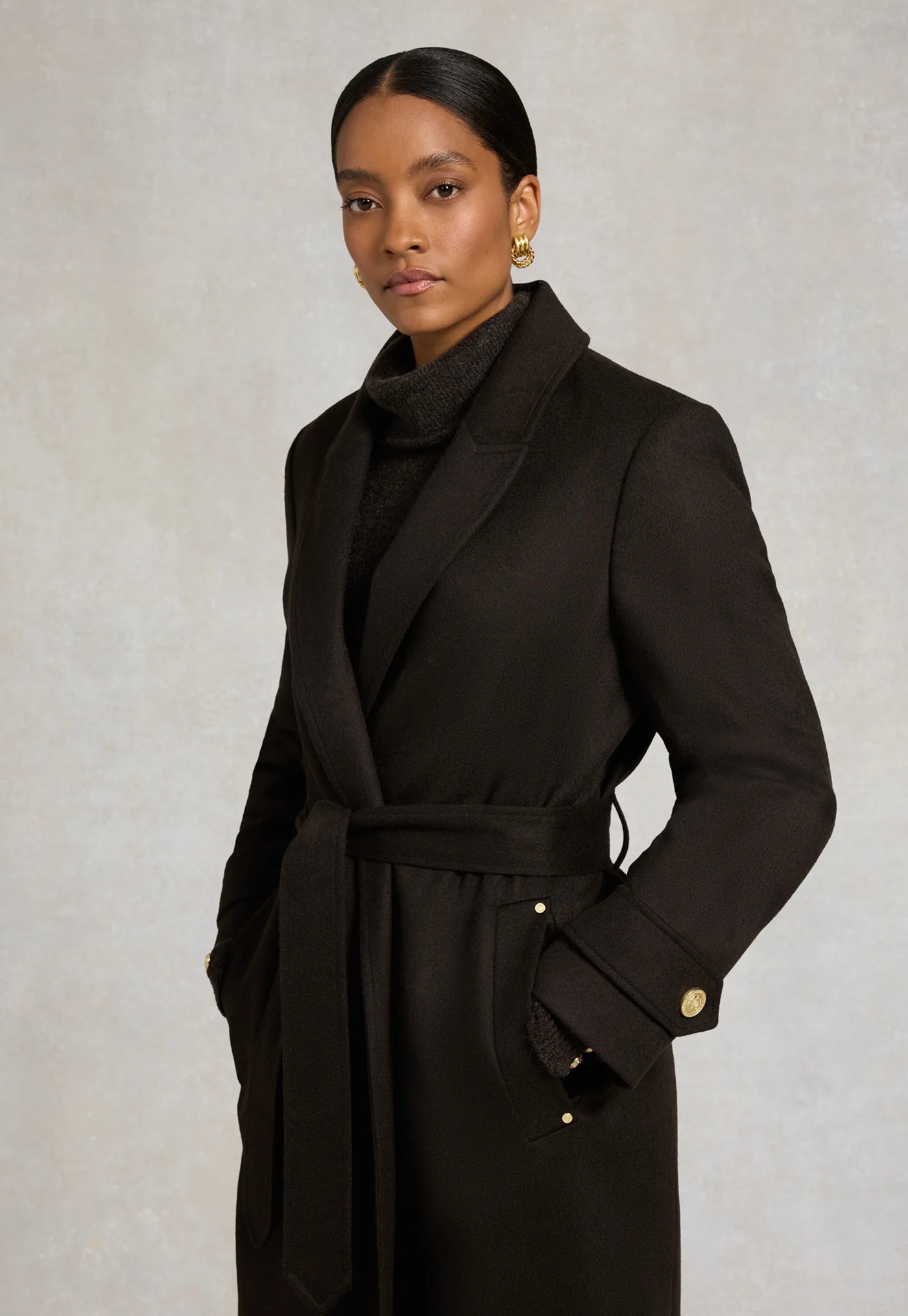 Wrap Coat - Chocolate