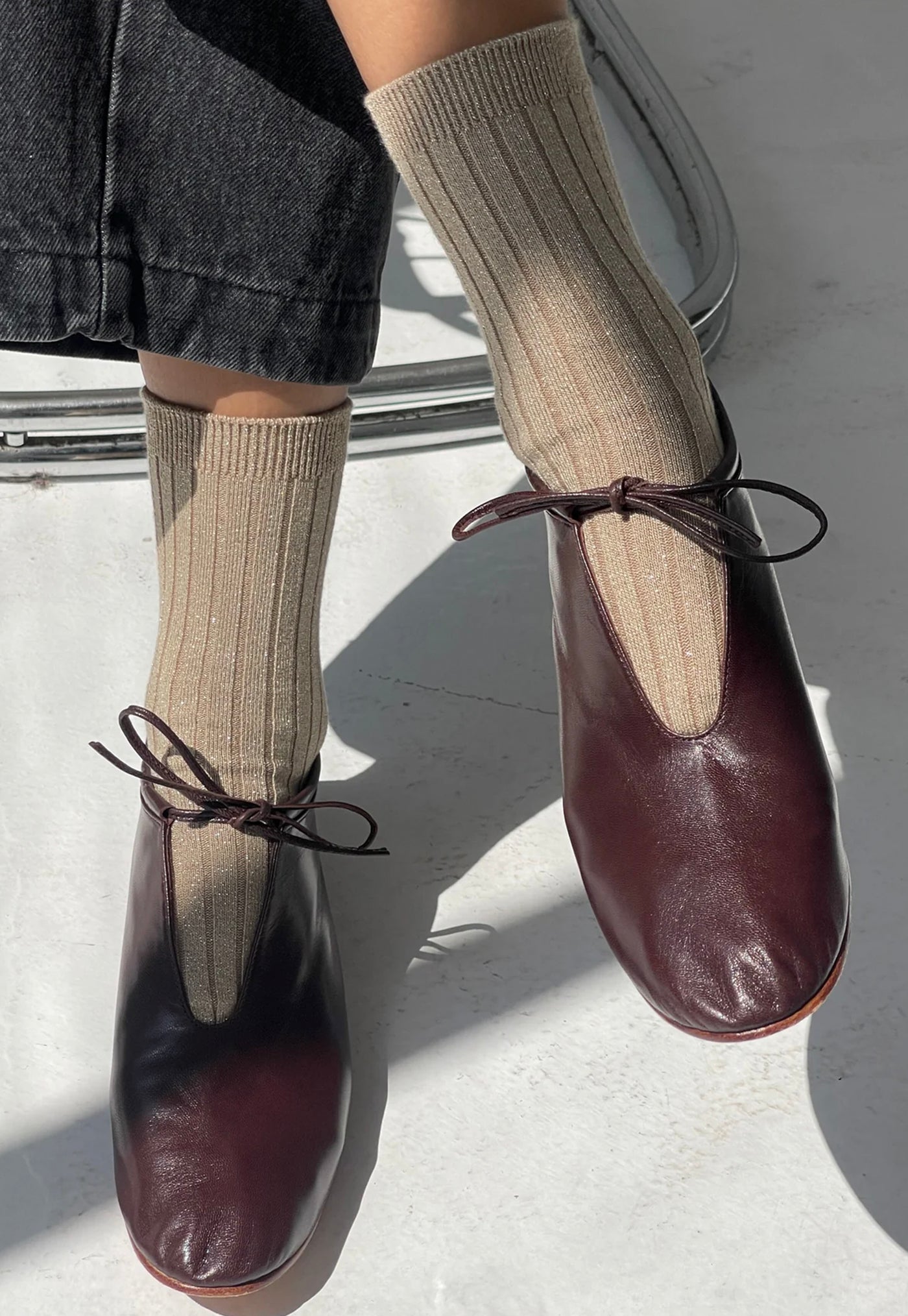 Her Socks - Ash Glitter