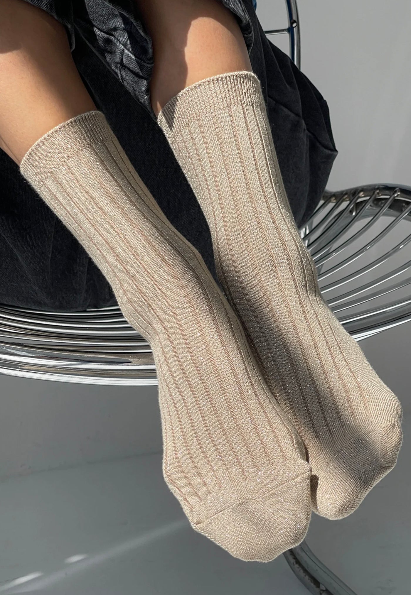 Her Socks - Ash Glitter
