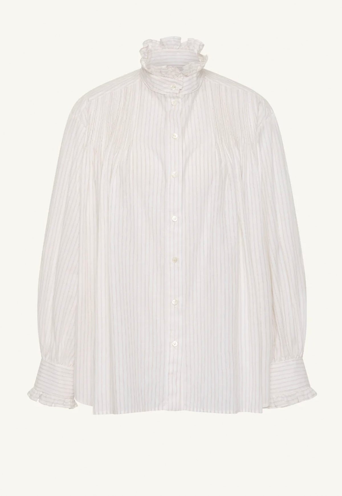 Don't Overthink It Shirt - Black Coffee and Ivory Stripe