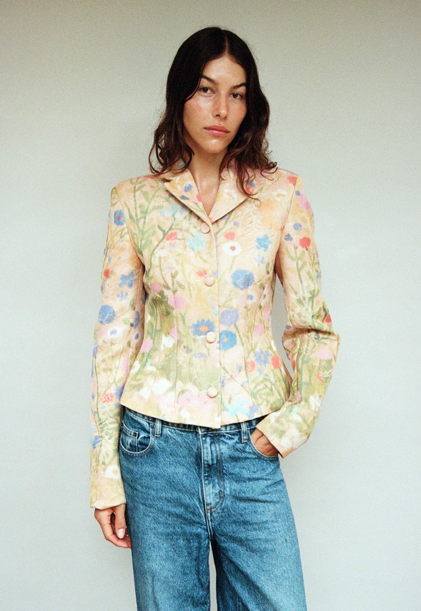 Darling Blazer - Pressed Flowers