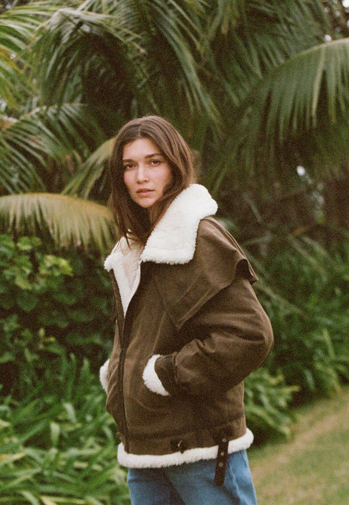 When It All Feels Impossible Jacket - Washed Brown