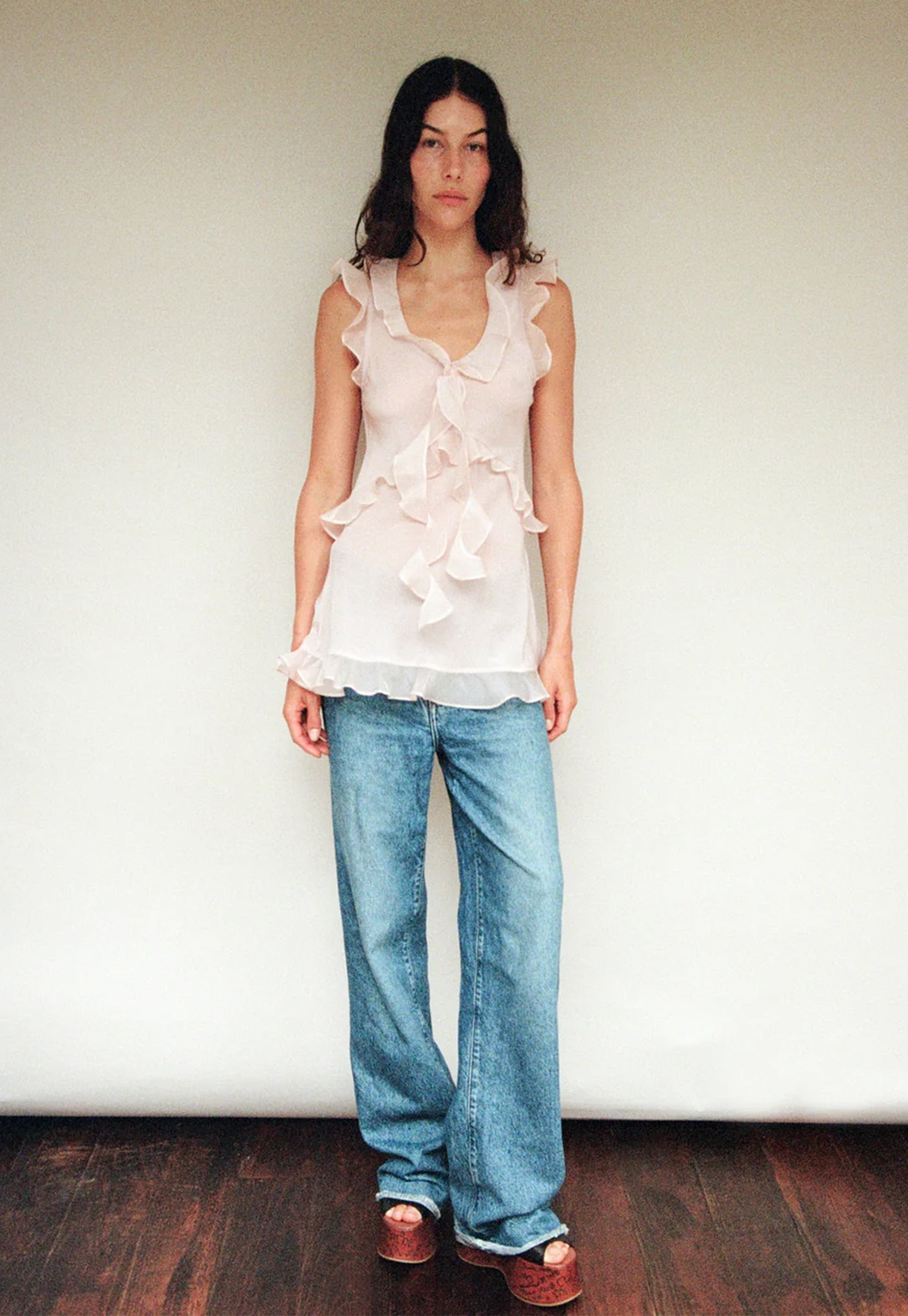 Weak in the Knees Top - Blush Milk