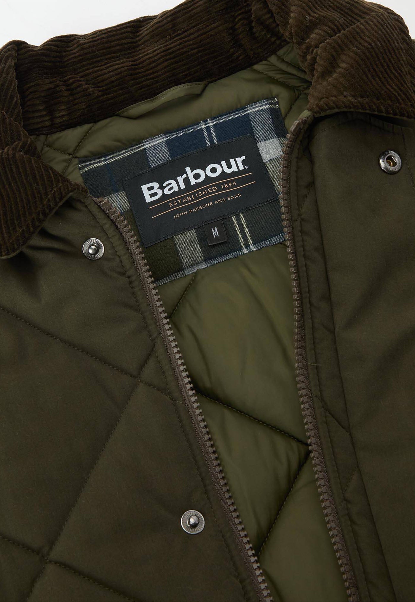 Modern Bedale Quilted Jacket - Olive