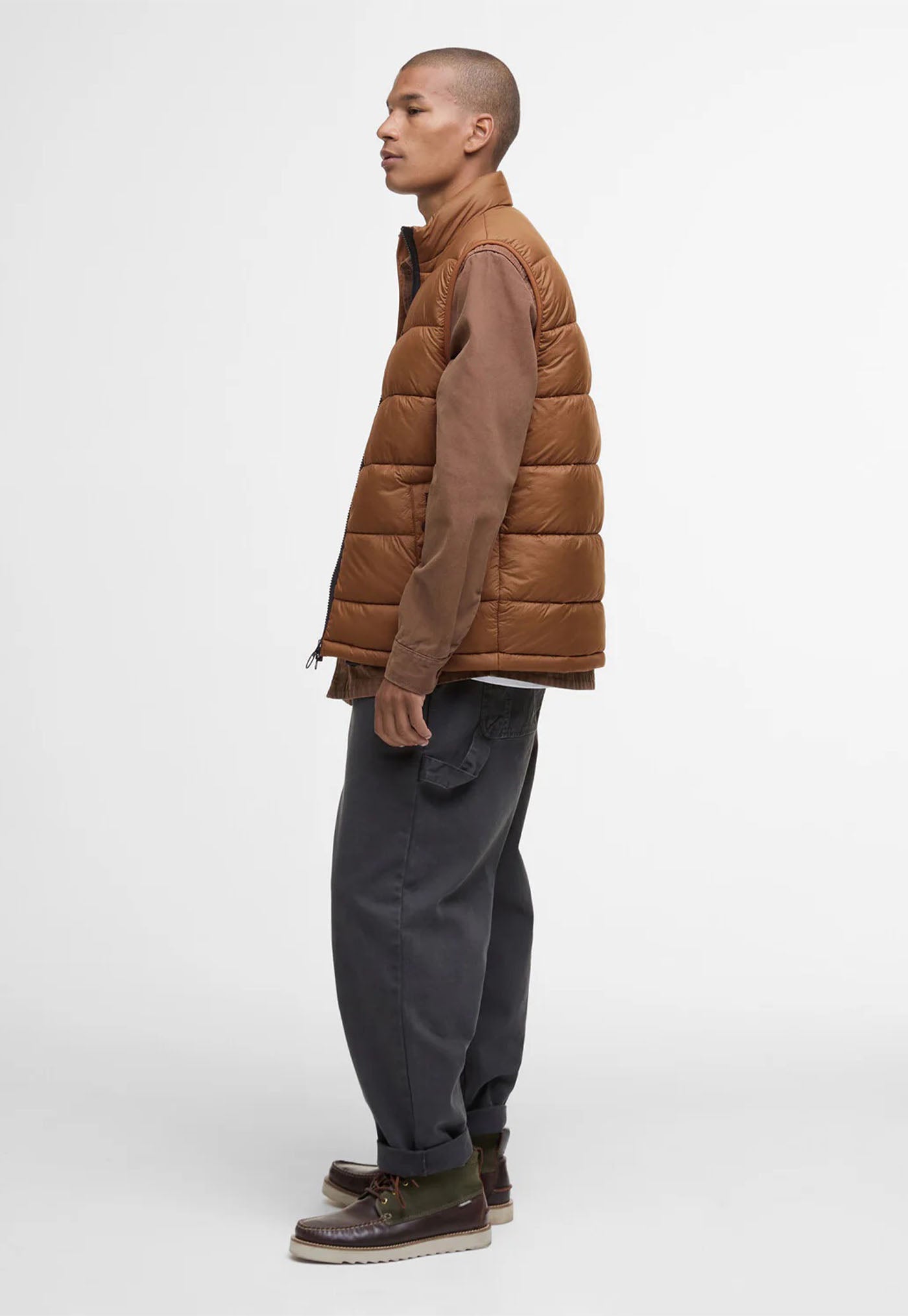 Offshore Quilted Gilet - Umber