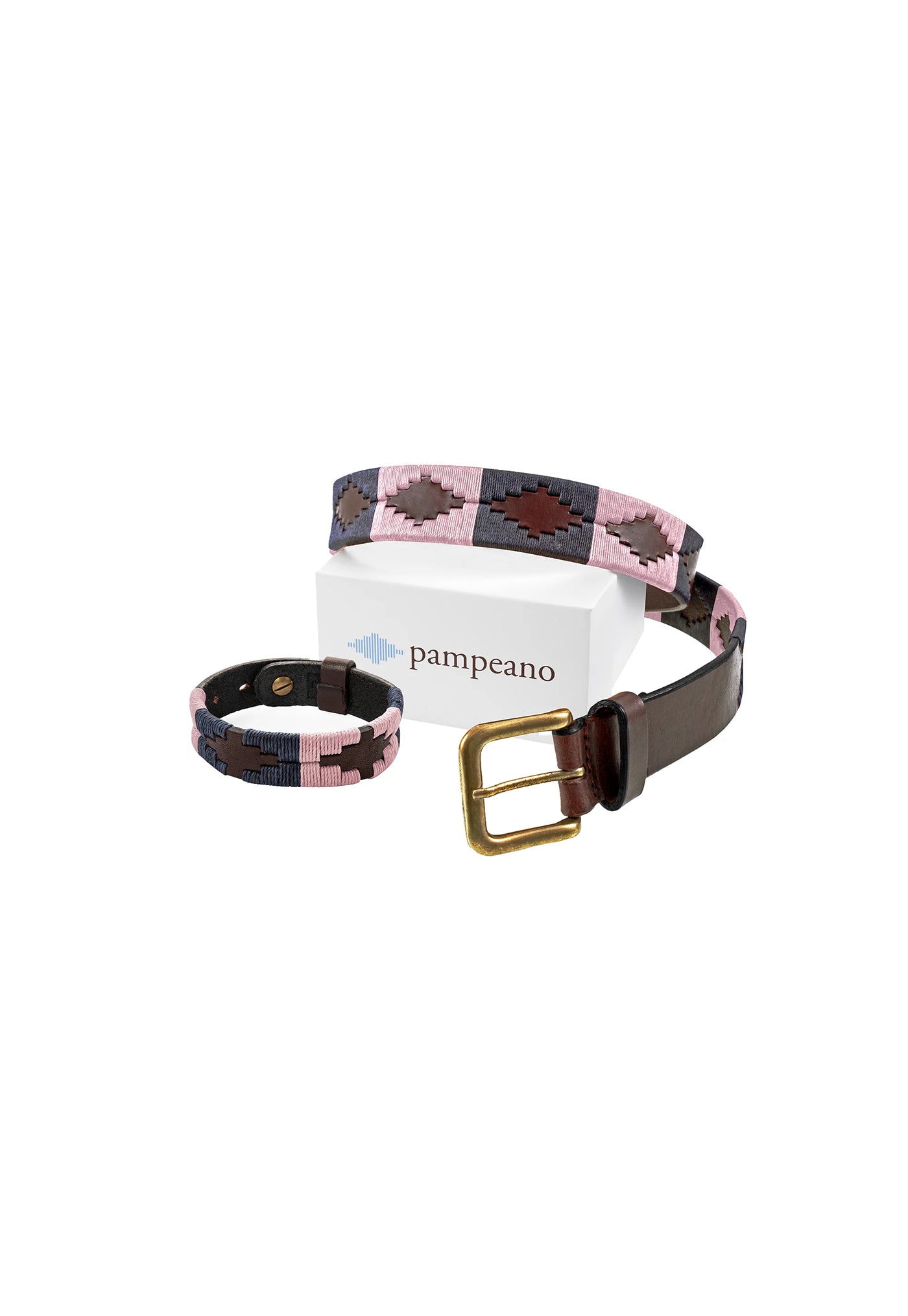 Brown Leather Bracelet with Hermoso Stitching