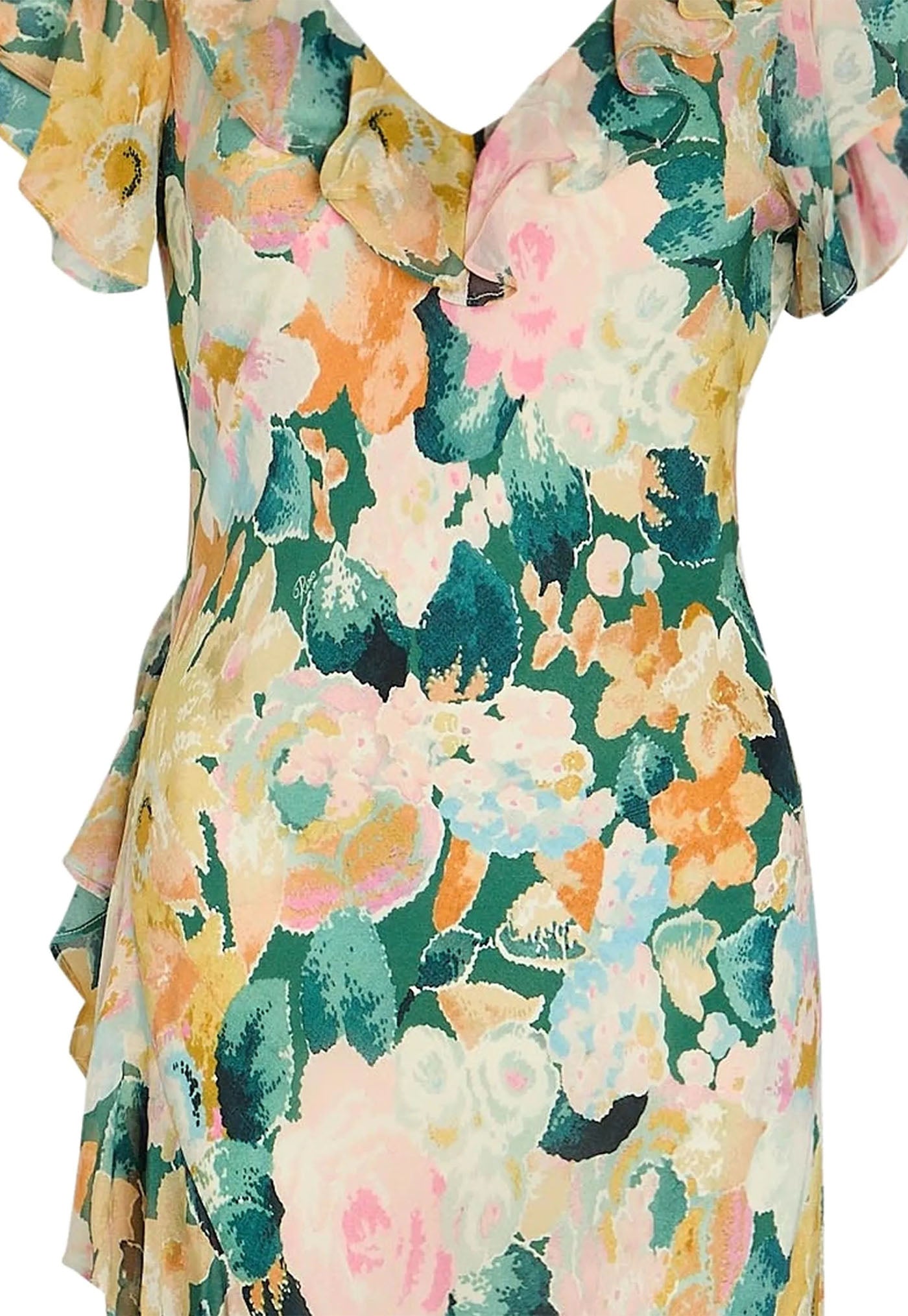 Meadow Dress - Chelsea Floral Green