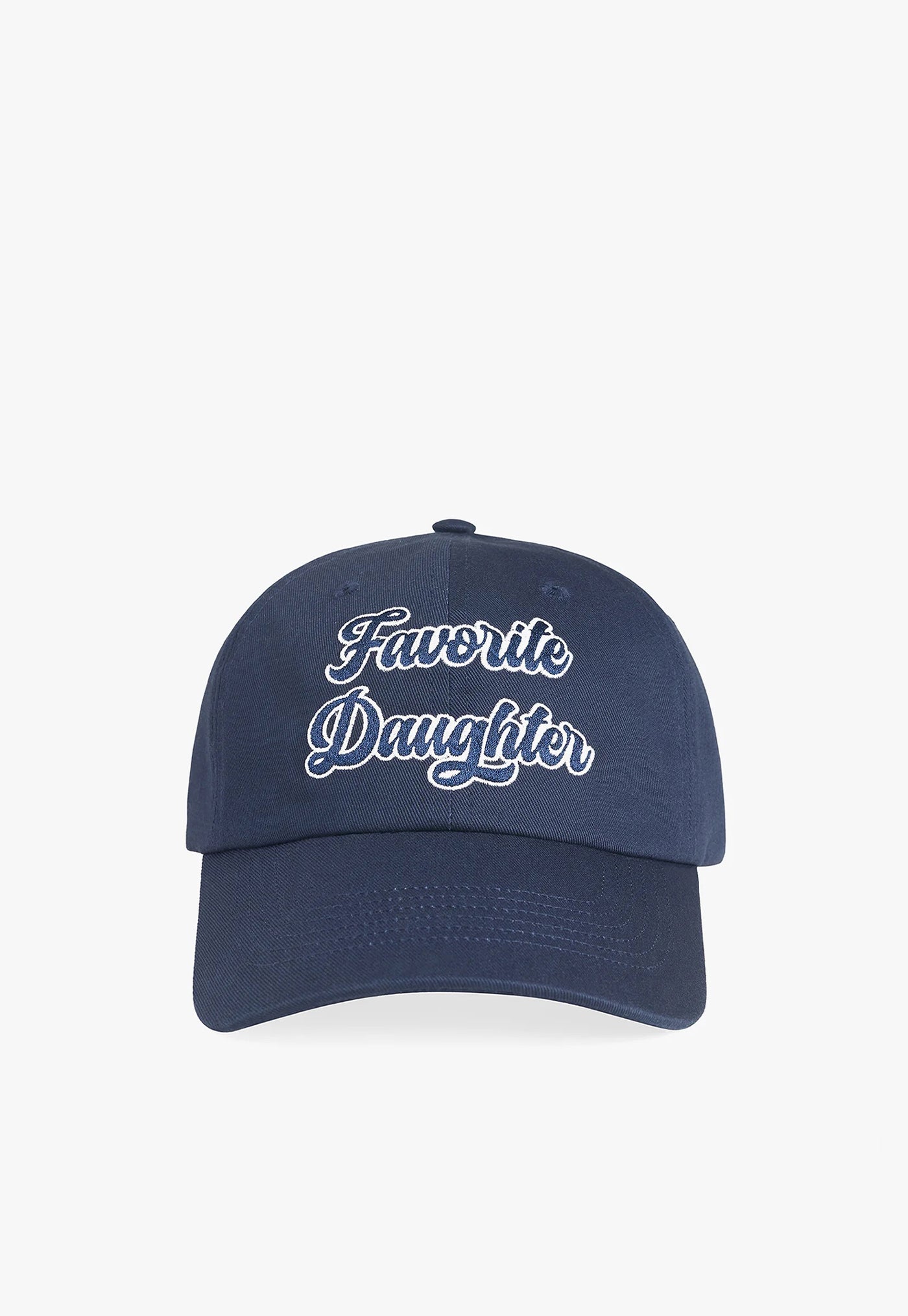 T Script Logo Baseball Cap - Navy