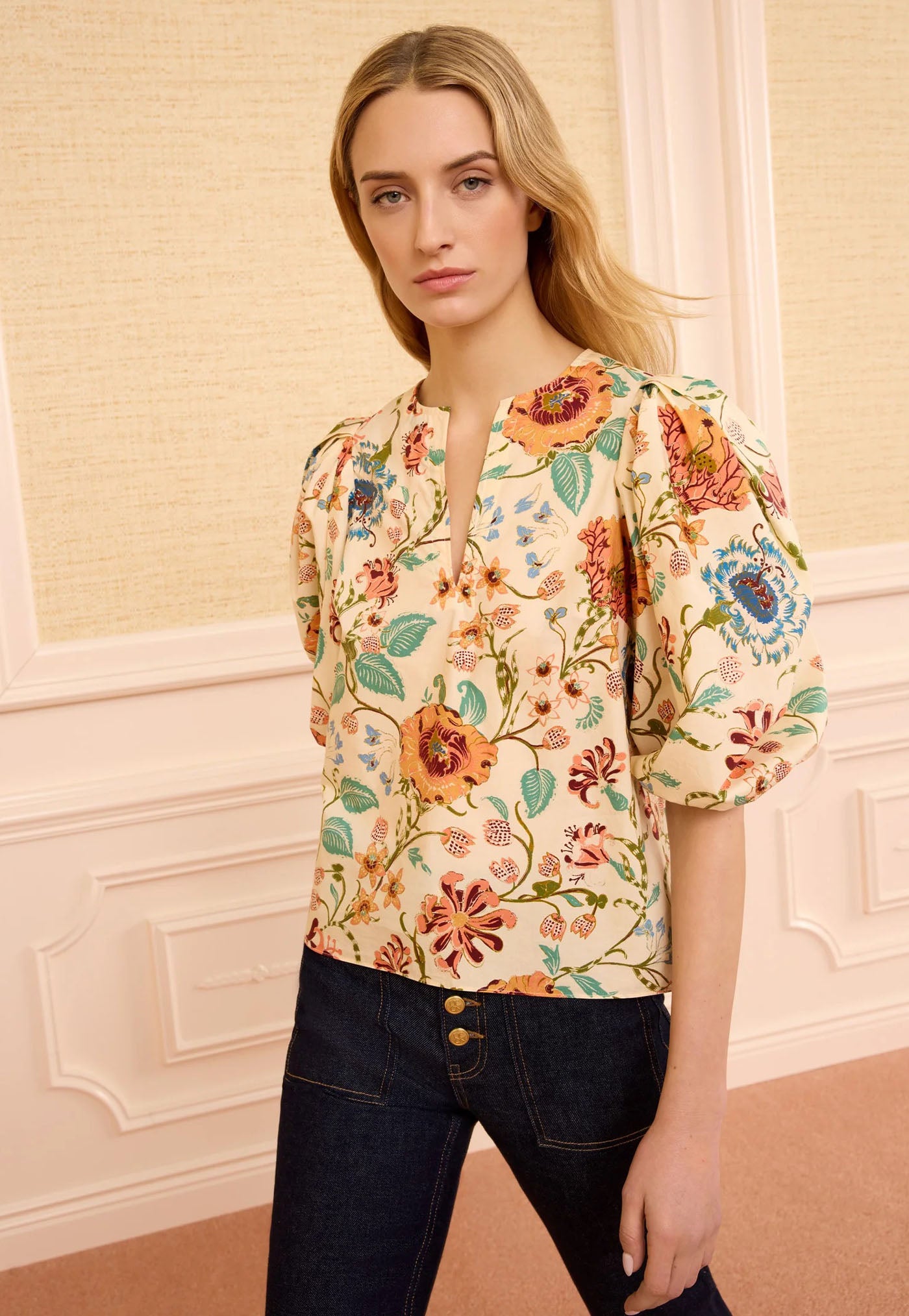 Florielle Cotton Top - Abalone