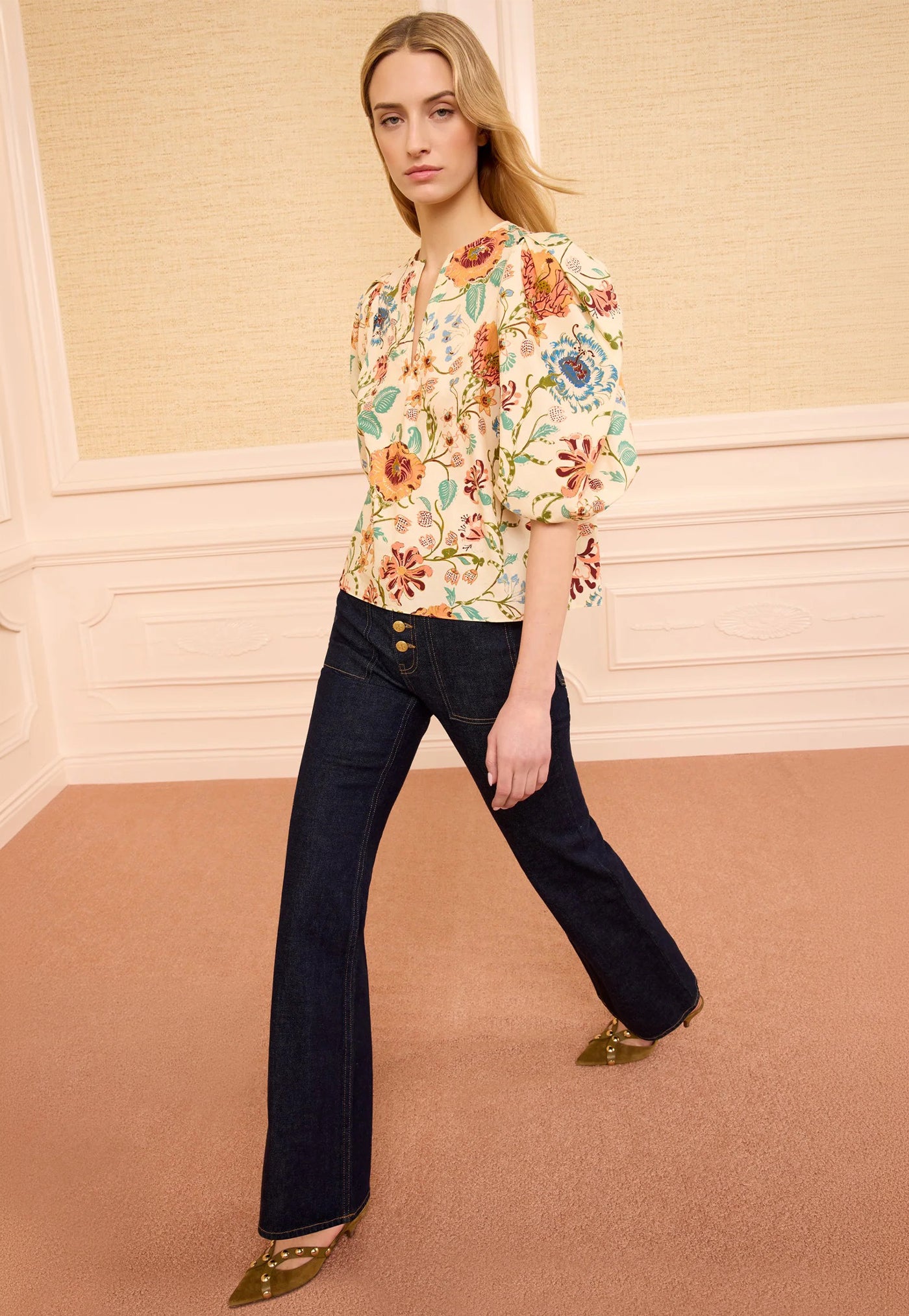 Florielle Cotton Top - Abalone