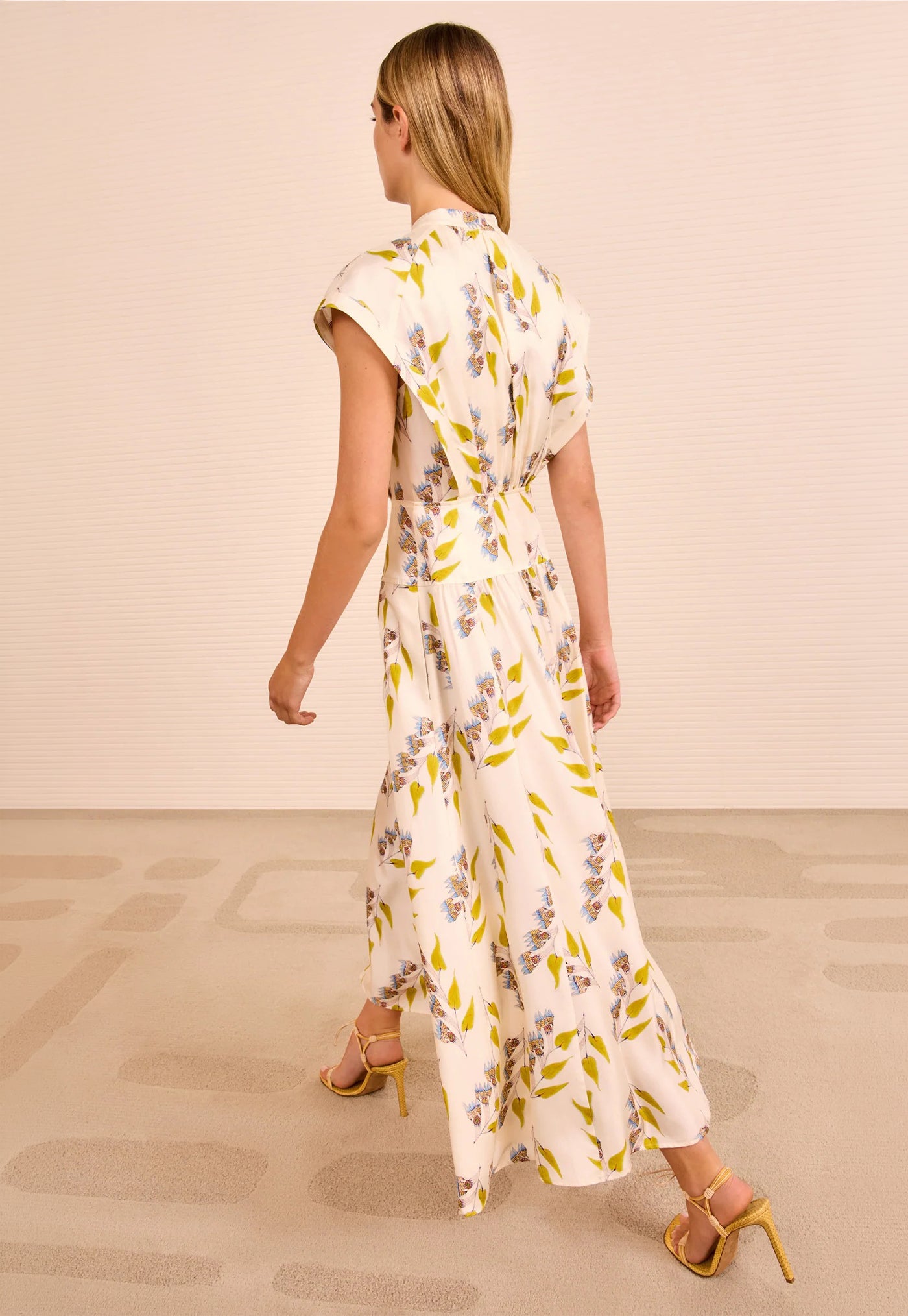 Lausanne Button Up Dress - Infinite Flower