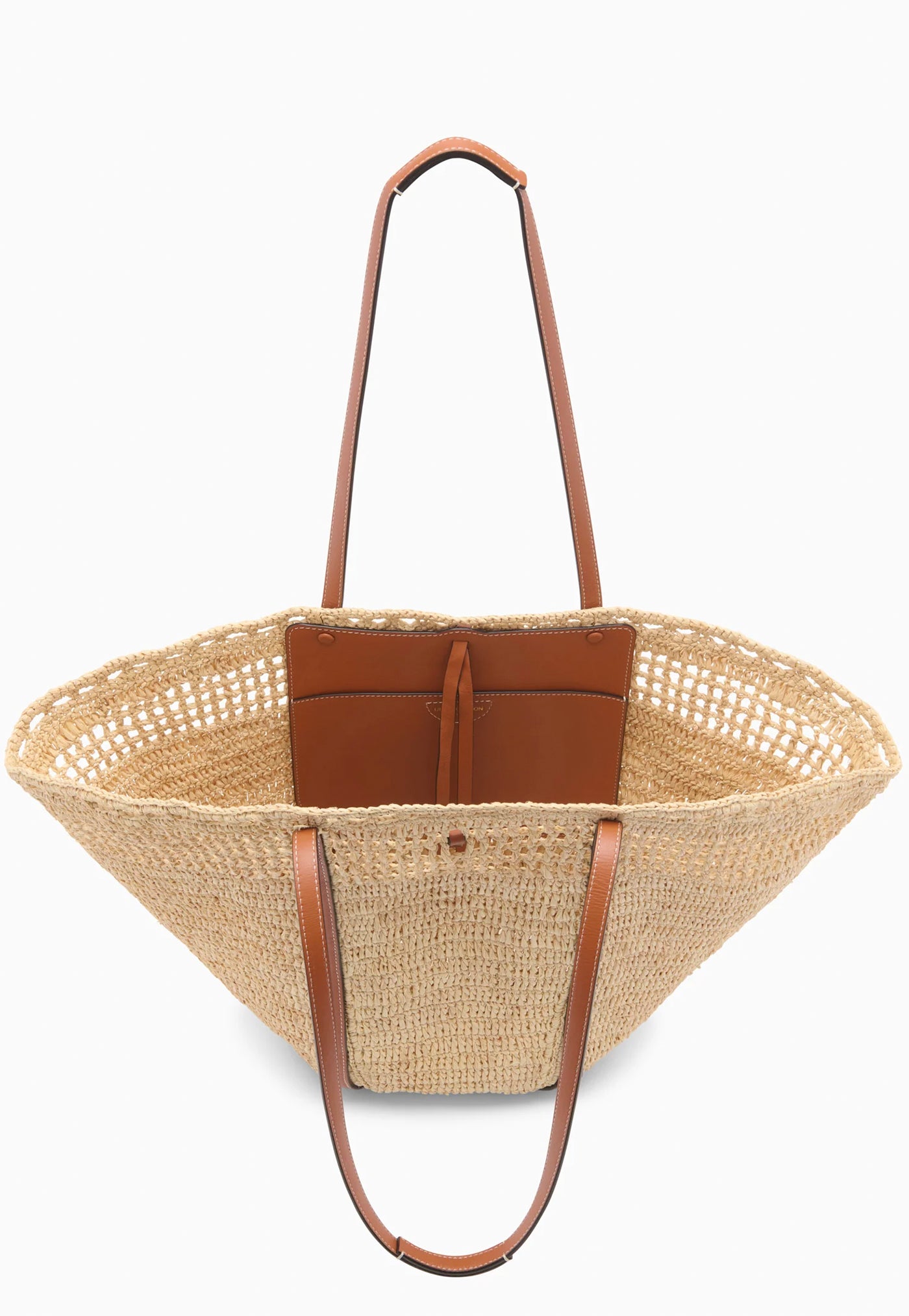 Marina Raffia Tote - Natural