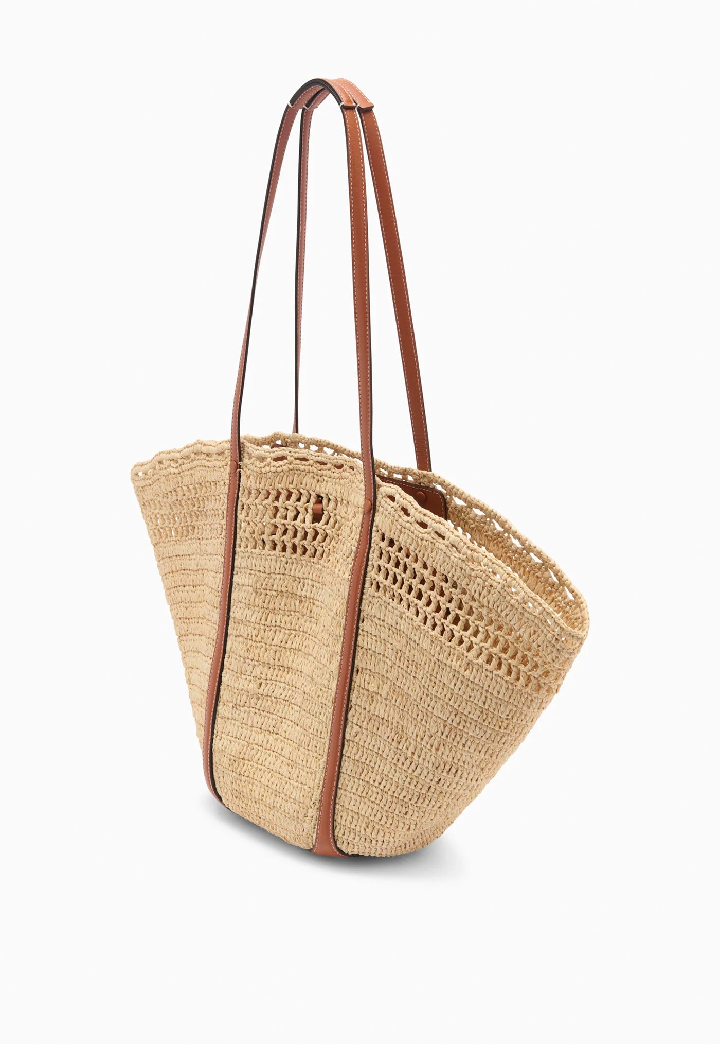 Marina Raffia Tote - Natural