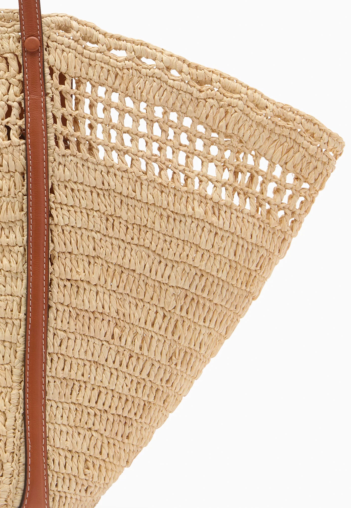 Marina Raffia Tote - Natural