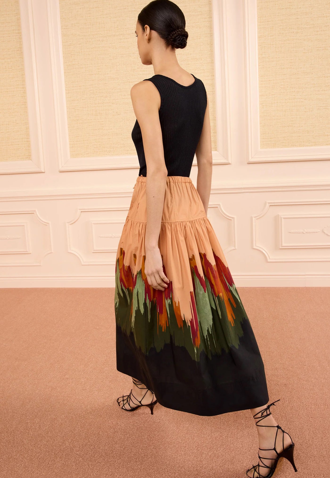 Theodora Cotton Skirt - Agate