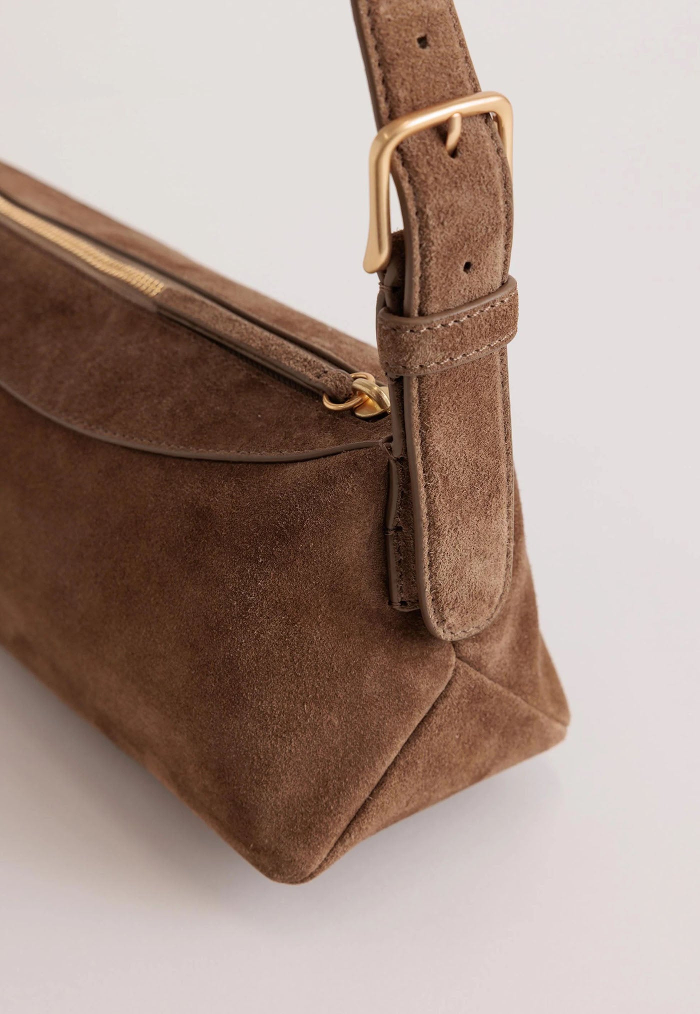 Bobby Bag - Sand Stone Suede